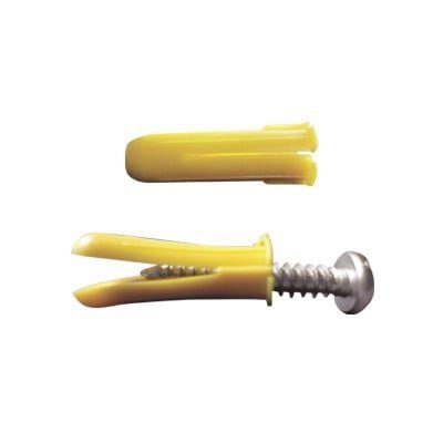 Paquete de 20 taquetes amarillo  1″ y 20 tornillos 8mm x 1″ TP-1X-KIT - THORSMAN