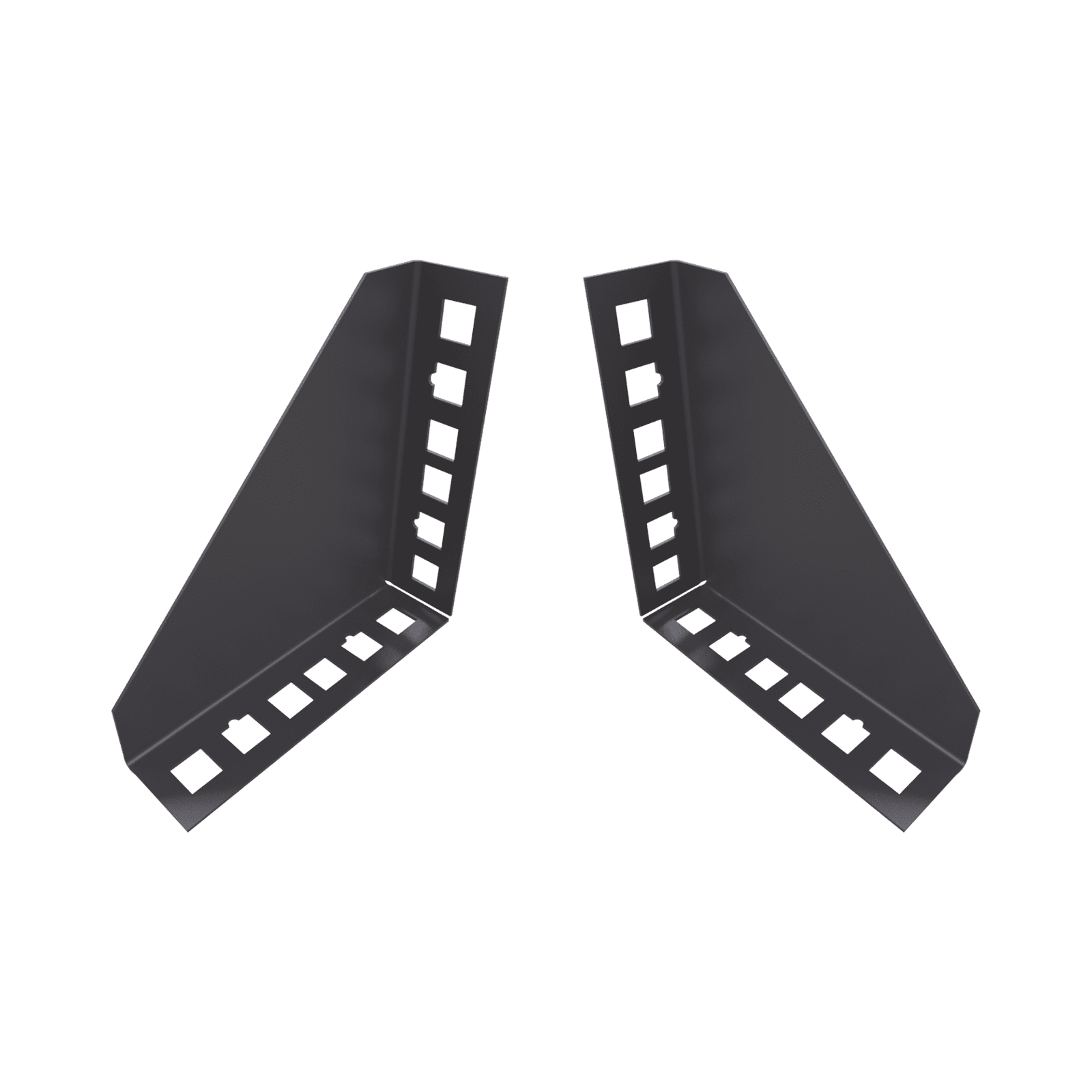 Par de Sujetadores para Instalación de Equipo Rackeable en Placa o Pared (hasta 2U), Puede soportar 10 Kg LP-RACK-ADAP - LINKEDPRO BY EPCOM