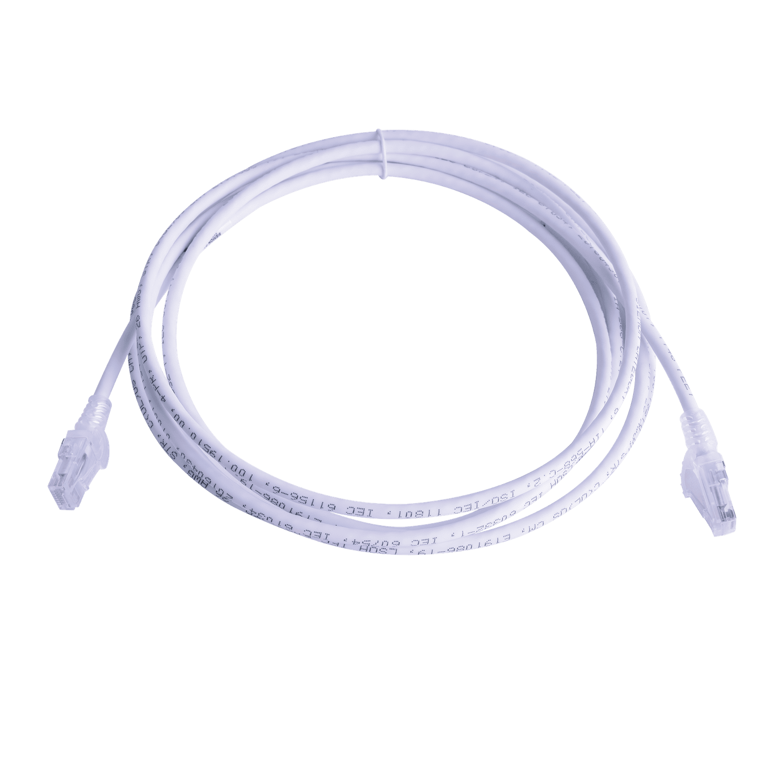 Patch Cord MC6 Modular Cat6 UTP, CM/LS0H, 15ft, Color Blanco MC6-15-02 - SIEMON