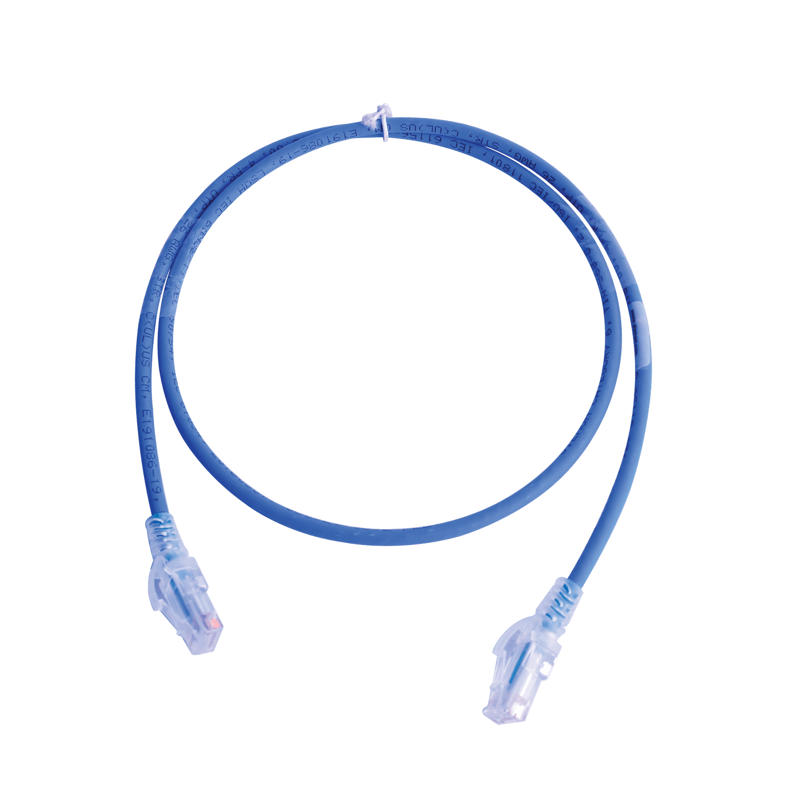 Patch Cord MC6 Modular Cat6 UTP, CM/LS0H, 3ft, Color Azul, Versión Bulk (Sin Empaque Individual) MC6-03-06B - SIEMON