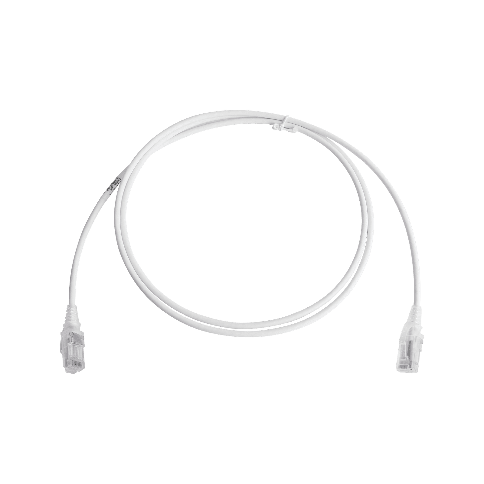 Patch Cord MC6 Modular Cat6 UTP, CM/LS0H, 5ft, Color Blanco, Diámetro Reducido (28AWG), Versión Bulk (Sin Empaque Individual) MC6-05-02-28B - SIEMON