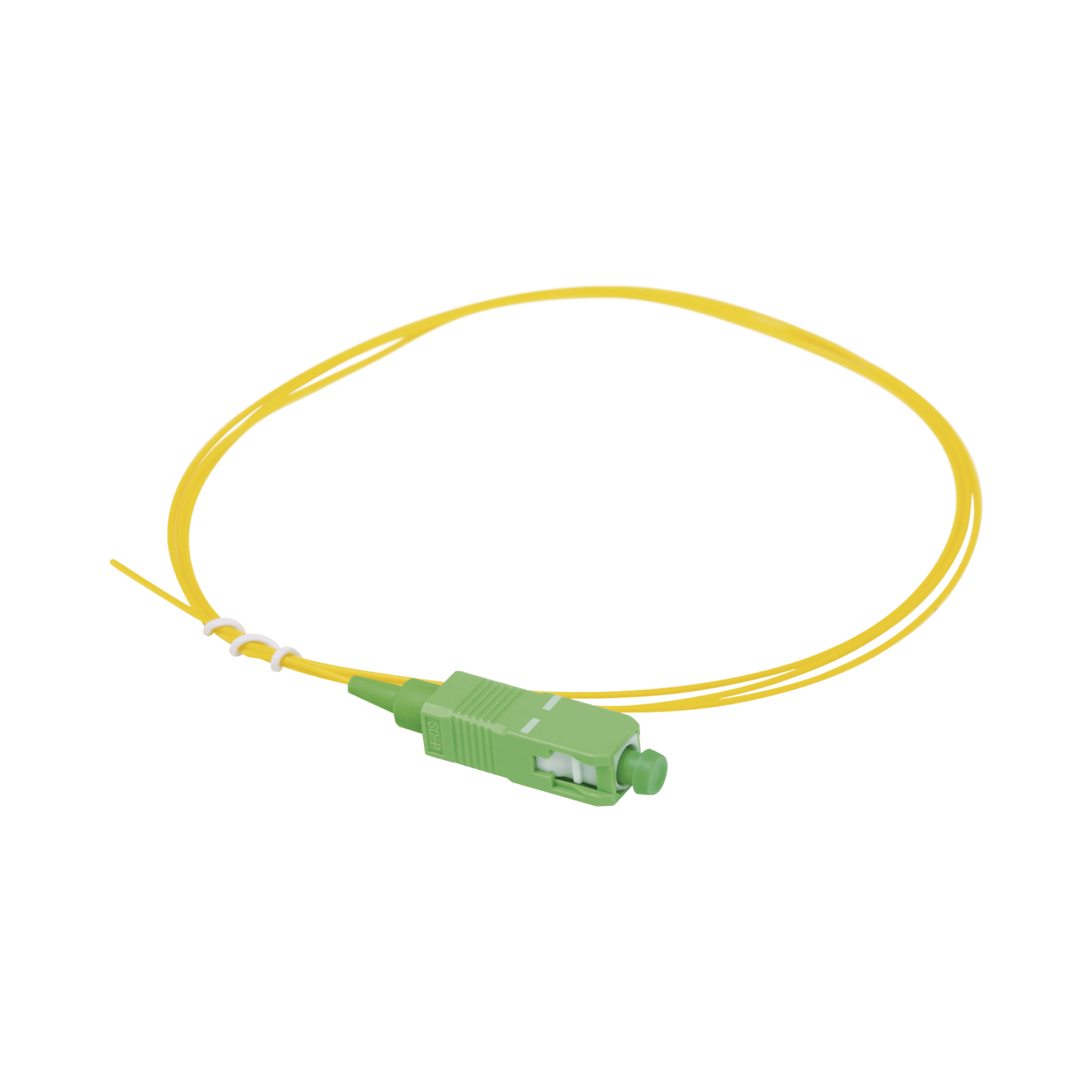 Pigtail de Fibra Óptica Monomodo SC/APC, simplex de 1 metro LP-FO-SCA-01 - LINKEDPRO BY EPCOM
