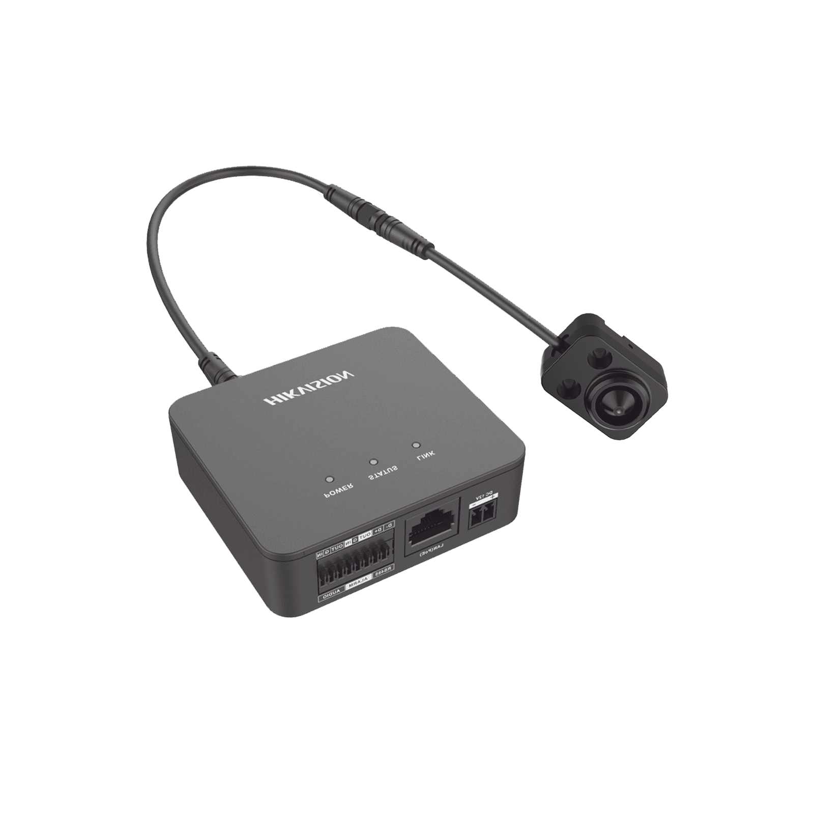 Pinhole IP 2 Megapixel / Lente 3.7 mm / 2 Mts Cable / PoE / Ideal para Cajeros Automáticos (ATM) / WDR / Micro SD / Cámara Tipo Block DS-2CD6425G1-20 - HIKVISION