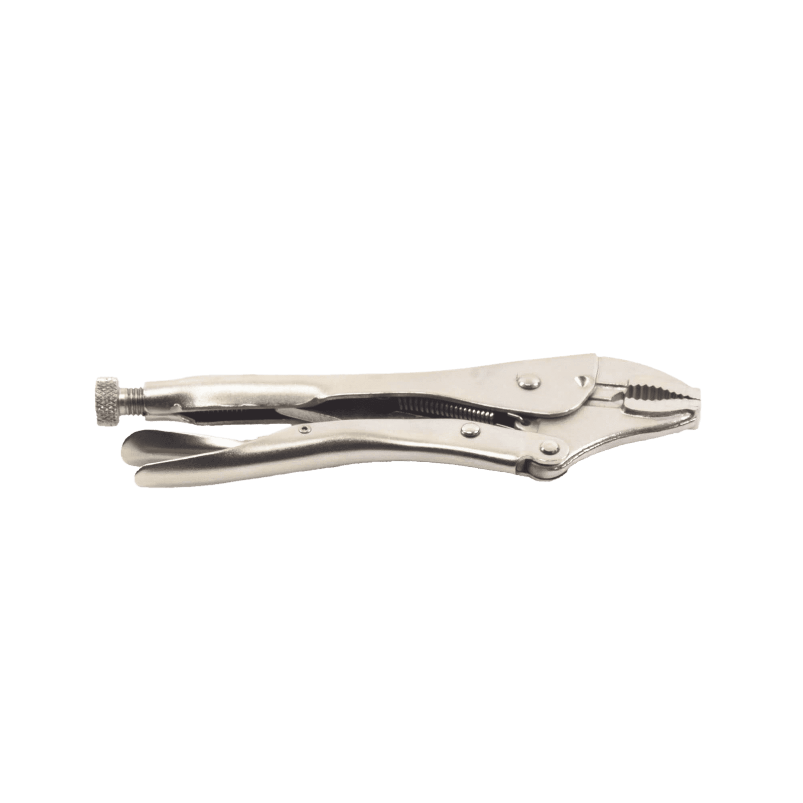 Pinza Perra Ajustable de Presión de 10”. Quijada Curva con Corta Alambre. Acero CR-V PST-H010-01 - PRECISION