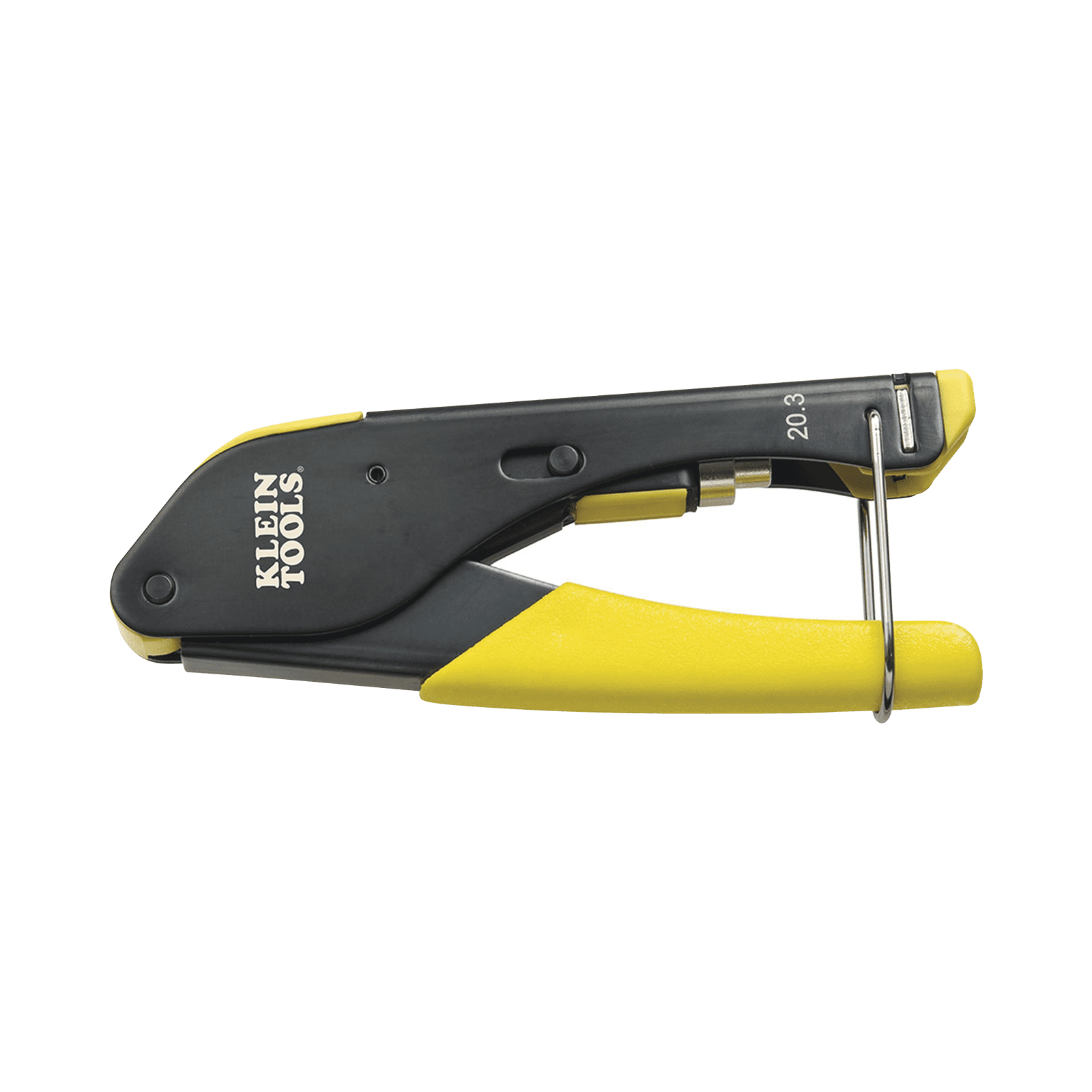 Pinza para Instalación de Conector F de Compresión con Cables RG59, RG6/6Q VDV212-008-SEN - KLEIN TOOLS