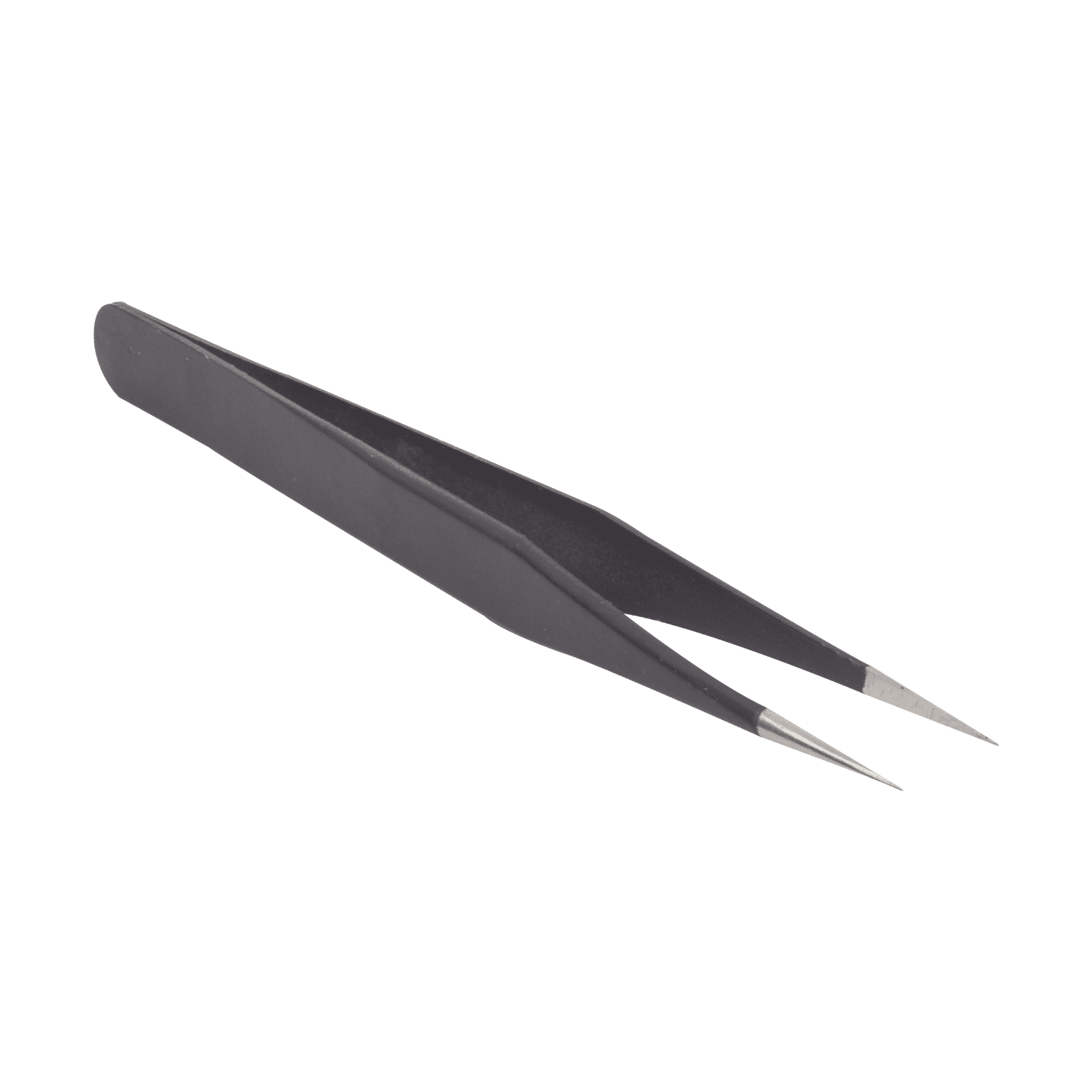 Pinzas Antiestáticas Inoxidable con Pintura Antiestática. Mango Ancho, Punta Afilada. EPTP6 - EPCOM POWERLINE