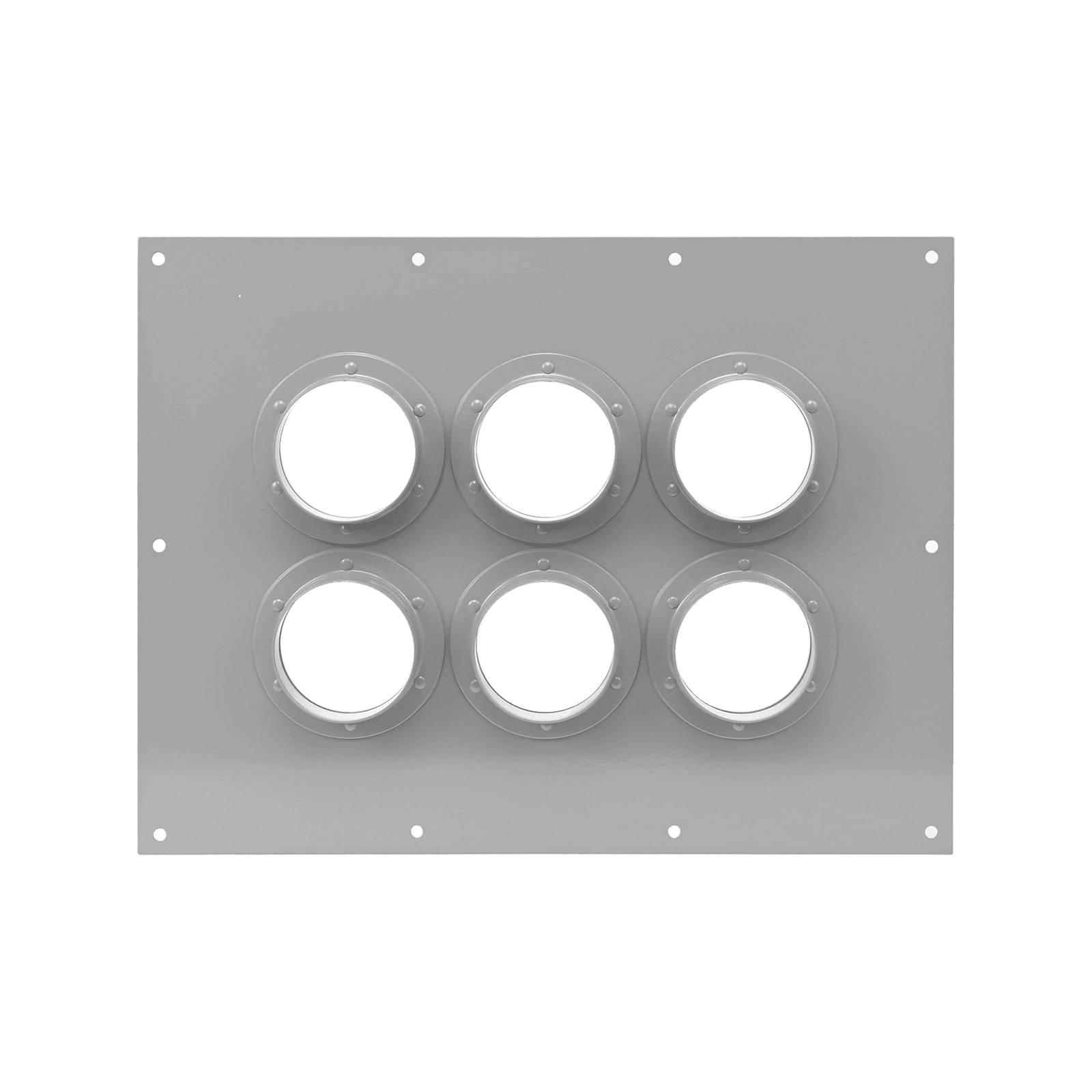 Placa Pasamuro Con Capacidad de 6 Botas de 4″ STEP423 - SYSCOM TOWERS