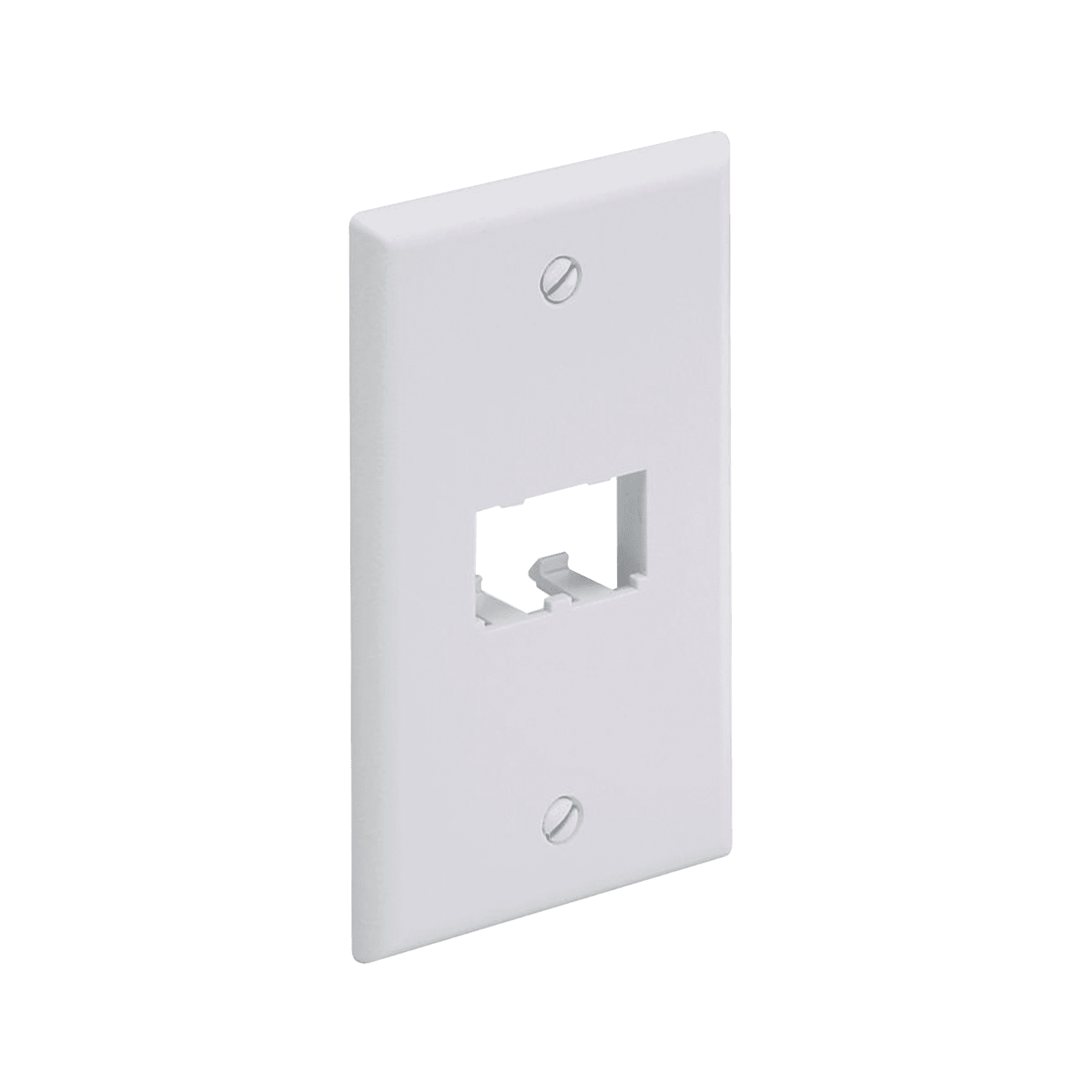 Placa de Pared Vertical Clásica, Salida Para 2 Puertos Mini-Com, Color Blanco CFP2WH - PANDUIT