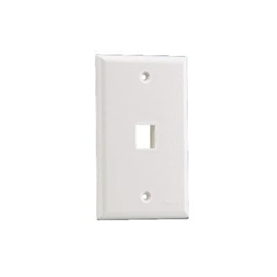 Placa de Pared Vertical, Salida Para 1 Puerto Keystone, Color Blanco NK1FNWH - PANDUIT