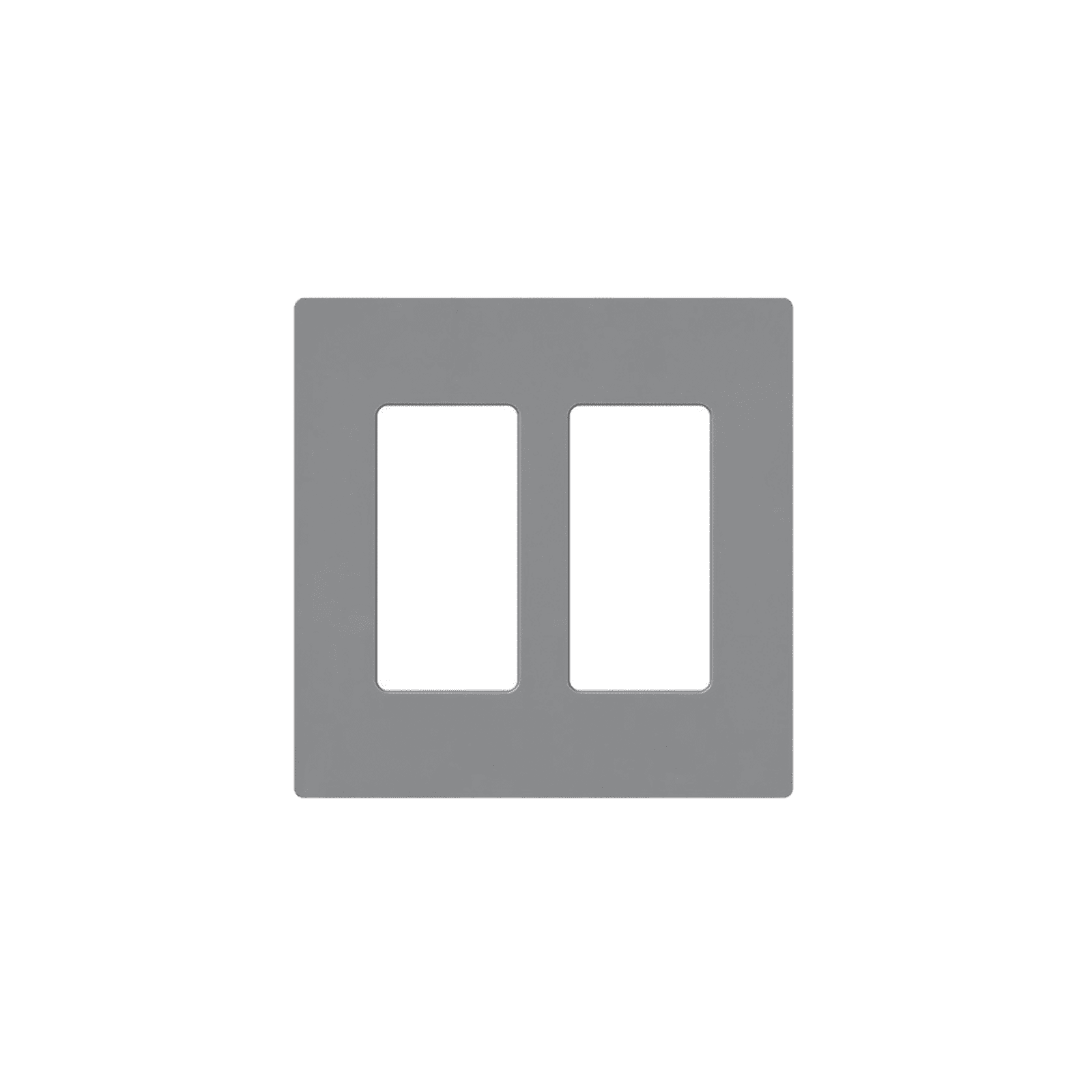 Placa de pared 2 espacio, para atenuador (dimmer), switch ó control remoto PICO inalámbrico. CW-2-GR - LUTRON ELECTRONICS