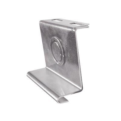 Placa salida a tubo automática con chequeador 1/2 y 3/4 de 116 mm, con acabado Electro Zinc CH-PST-AUT-116EZ - CHAROFIL