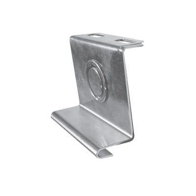 Placa salida a tubo automática con chequeador 1/2 y 3/4 de 66 mm, con acabado Electro Zinc CH-PST-AUT-66EZ - CHAROFIL