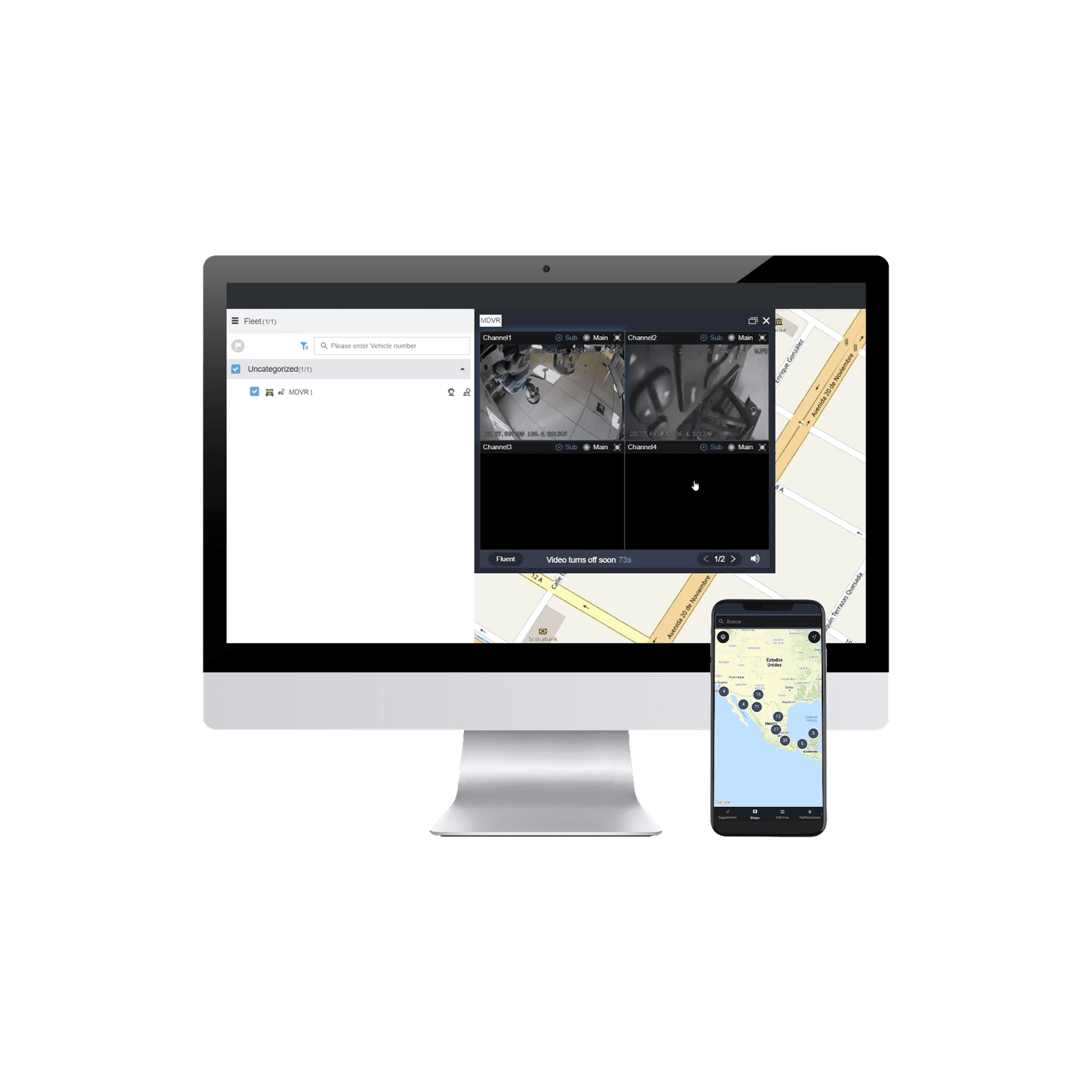 Plataforma Avanzada para Logística, Rastreo GPS, VIDEO Móvil y IoT / Anualidad (Licencia para 1 localizador GPS/DVR Móvil) EPCOMGPSANUAL - EPCOM