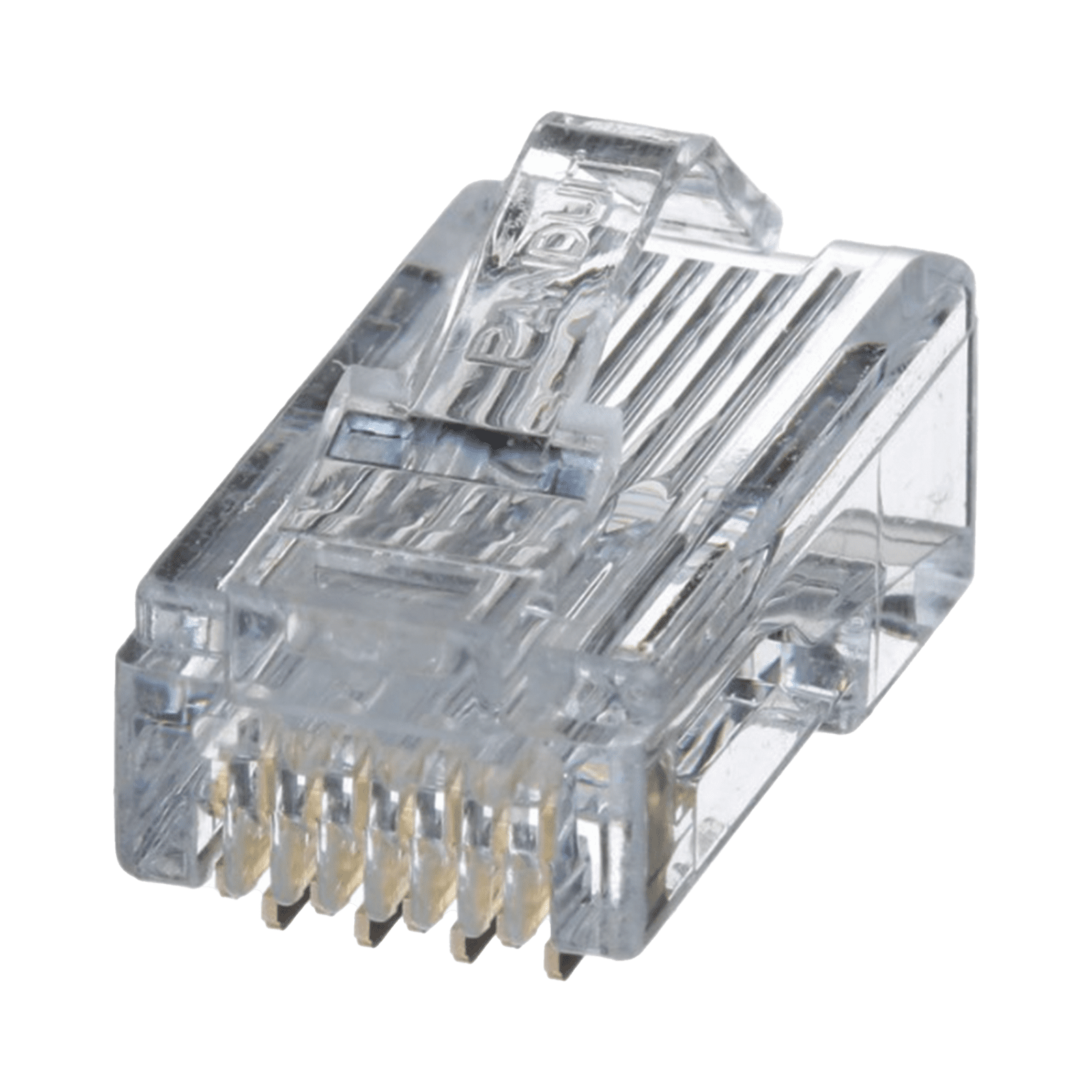 Plug RJ45 Cat5e, Para Cable UTP de Calibres 24-26 AWG, Chapado en Oro de 50 micras, Paquete de 100 piezas MP588-C - PANDUIT