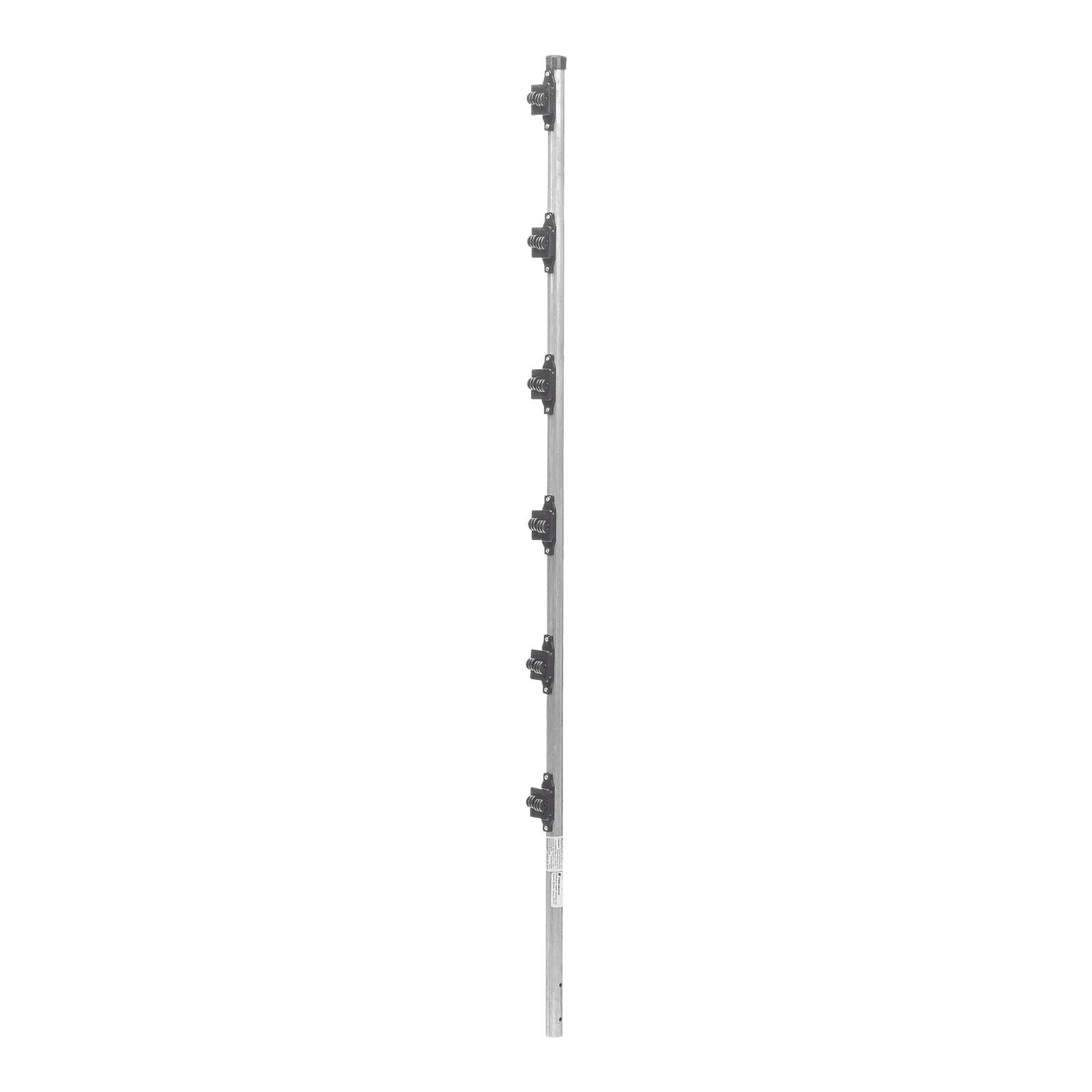 Poste con 6 Aisladores de PASO  para Cerca Electrificada. Tubo Galva. de 1.4m, cal. 18 de 1″ Diam. (Sin pintar). SYS-POST-10 - EPCOM INDUSTRIAL