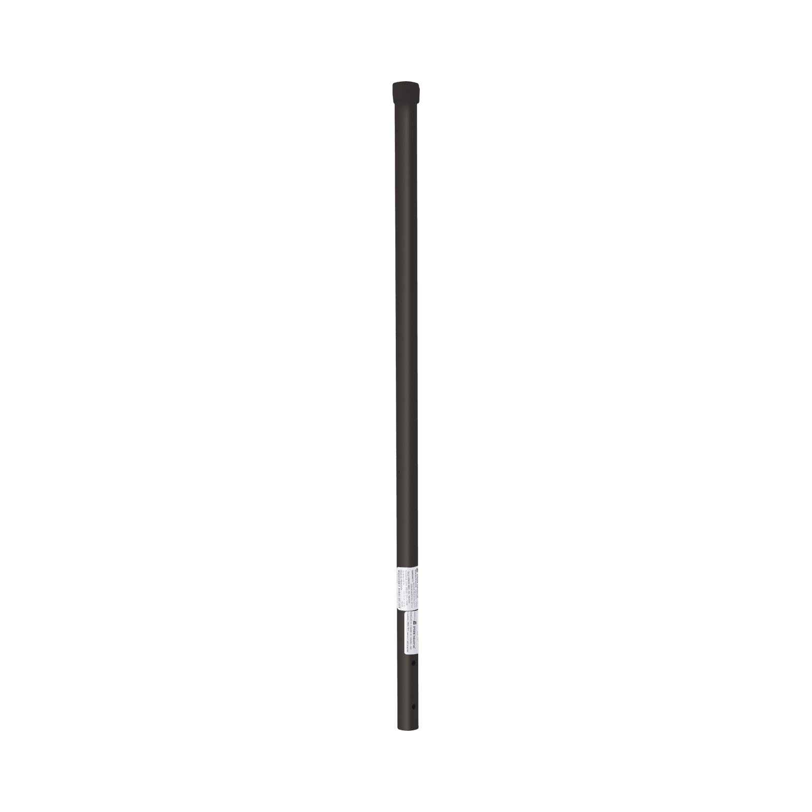 Poste de ESQUINA color Negro para Cerca Electrificada. Tubo Galvanizado cal. 18 de 1″ Diam. y 0.8m Alto con Tapón, ideal para 3 aisladores SYS-POST-ESQ-3B - EPCOM INDUSTRIAL