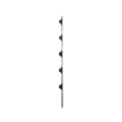 Poste de Paso de 1.2m para Cerca Electrificada.Tubo Galvanizado cal. 18 de 1″Diam. con Tapón y 5 Aisladores Instalados. SYS-POST-3 - EPCOM INDUSTRIAL