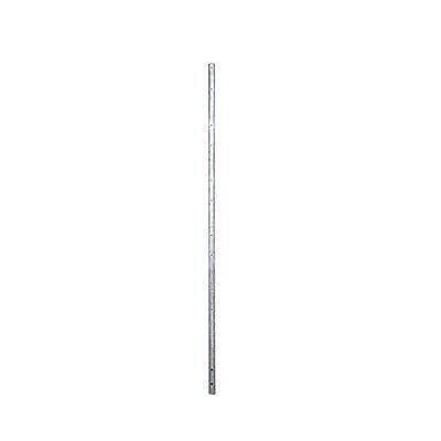 Poste de esquina fabricado en tubo galvanizado con 5 aisladores instalados FENCEPOST4 - YONUSA