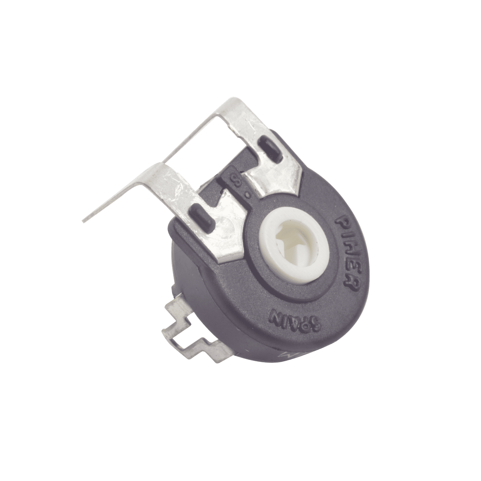 Potenciómetro de Carbón de 10 k Ohm, 0.25 Watt 15 mm Ajuste Vertical. 531-PT15D-10K-S - SYSCOM