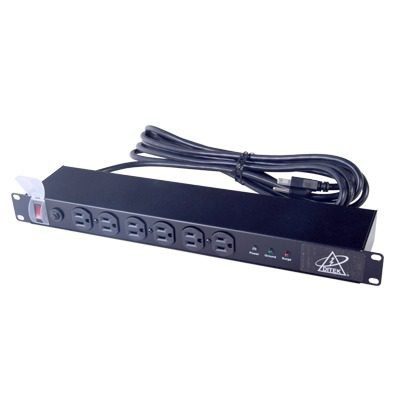 Protector Contra Sobretensiones de 120 VCA, 15 A, 12 Salidas, Montaje en Rack 1U, Servidores Montados en Rack, Sistemas de Voz, Controladores, Equipos de Video Vigilancia DTK-RMAC12 - DITEK