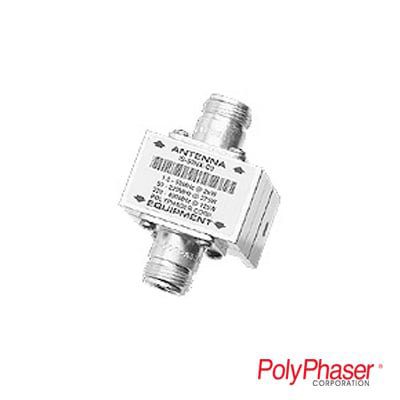 Protector RF Coaxial Para 1.5 a 700 Mhz Con Conectores N Hembra en Ambos Lados Con Ceja Lateral, 10 Años de Garantía IS-50NX-CO - POLYPHASER