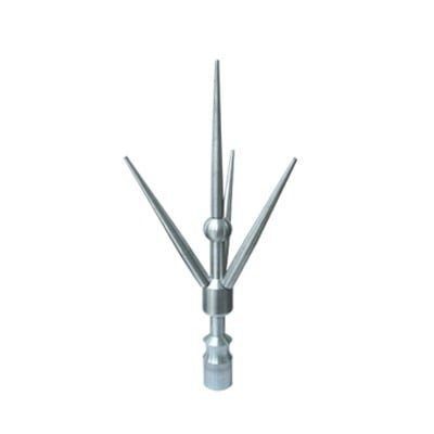 Punta Pararrayo Tipo Franklin con Mástil de 1.2 m. TG-FKLN - TOTAL GROUND