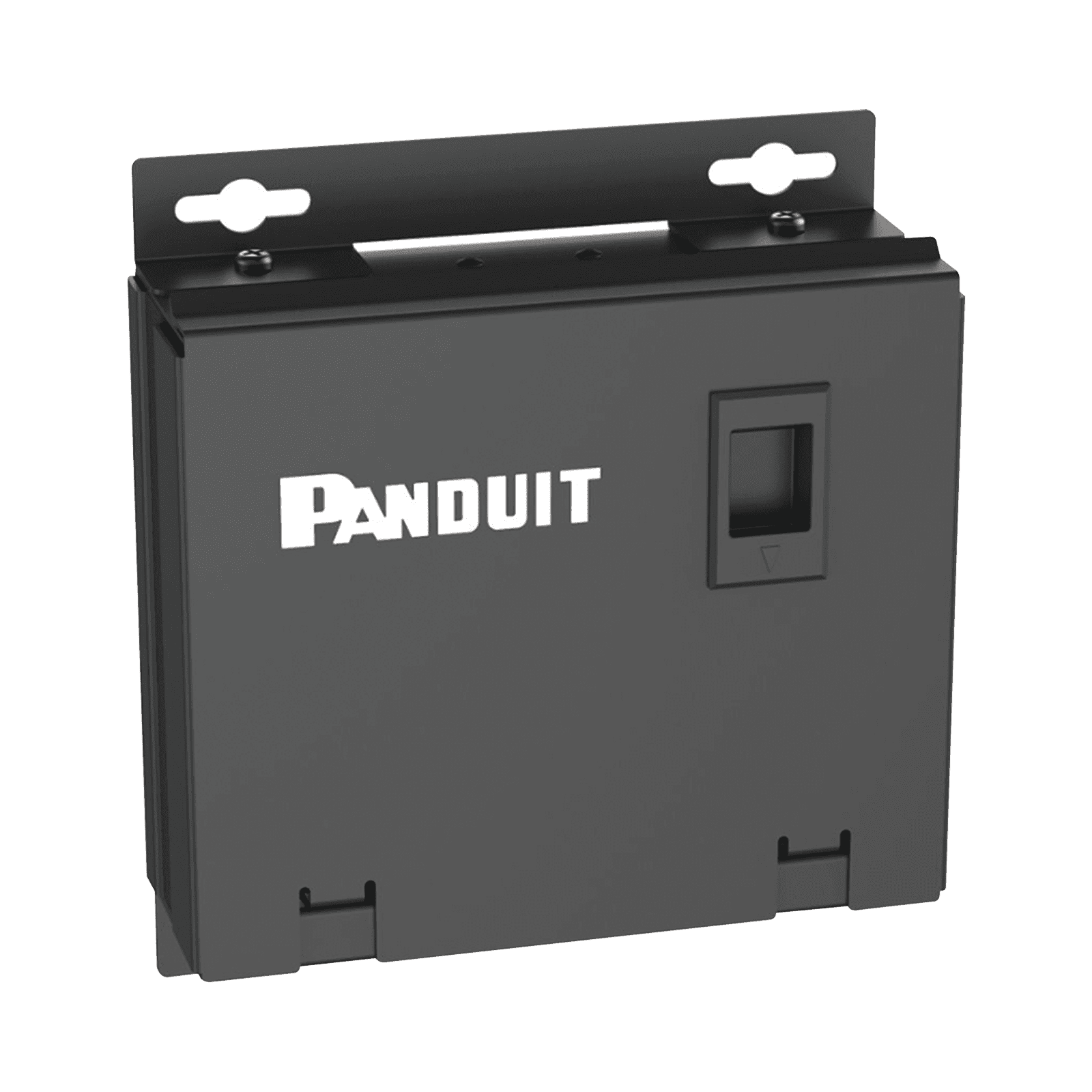 Punto de Consolidación de 6 Puertos Mini-Com, Instalación en Piso, Pared o Techo, Fabricado en Acero, Color Negro CPB6BL - PANDUIT