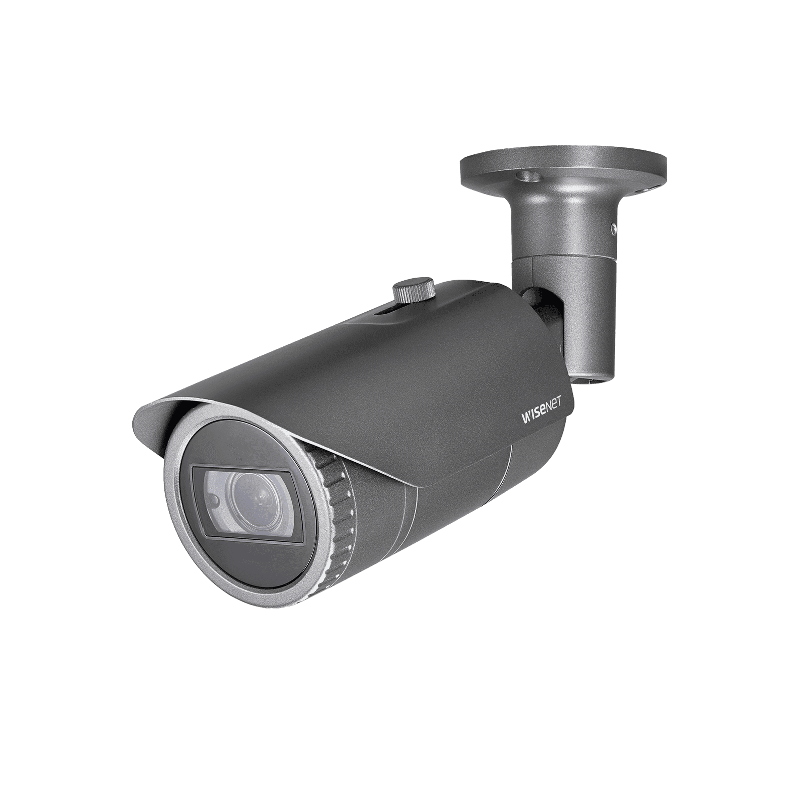 Cámara IP Tipo Bala Antivandálica 2 Megapíxel / Lente Varifocal 3.2 – 10mm / IR 30M / WDR 120db / IP66 / H.265 & WiseStream QNO-6082R - Hanwha Techwin Wisenet