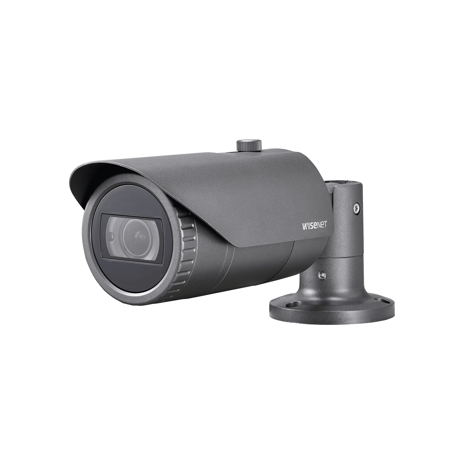 Cámara IP Tipo Bala Antivandálica 2 Megapíxel / Lente Varifocal 3.2 – 10mm / IR 30M / WDR 120db / IP66 / H.265 & WiseStream QNO-6082R - Hanwha Techwin Wisenet