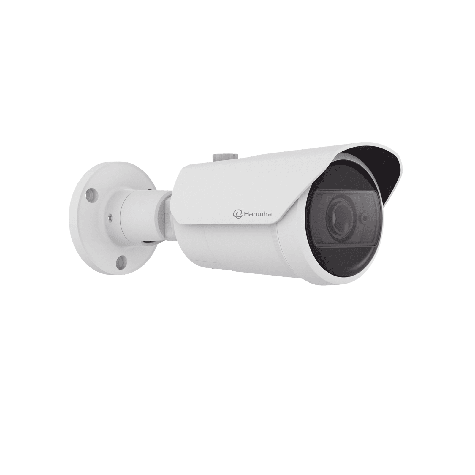 Cámara IP Tipo Bala Antivandálica 5 Megapíxel / Lente Varifocal 3.2 – 10mm / IR 30M / WDR 120db / IP66 / H.265 & WiseStream / Inteligencia Artificial Deteccion de Personas y vehiculos QNO-C8083R - Hanwha Techwin Wisenet