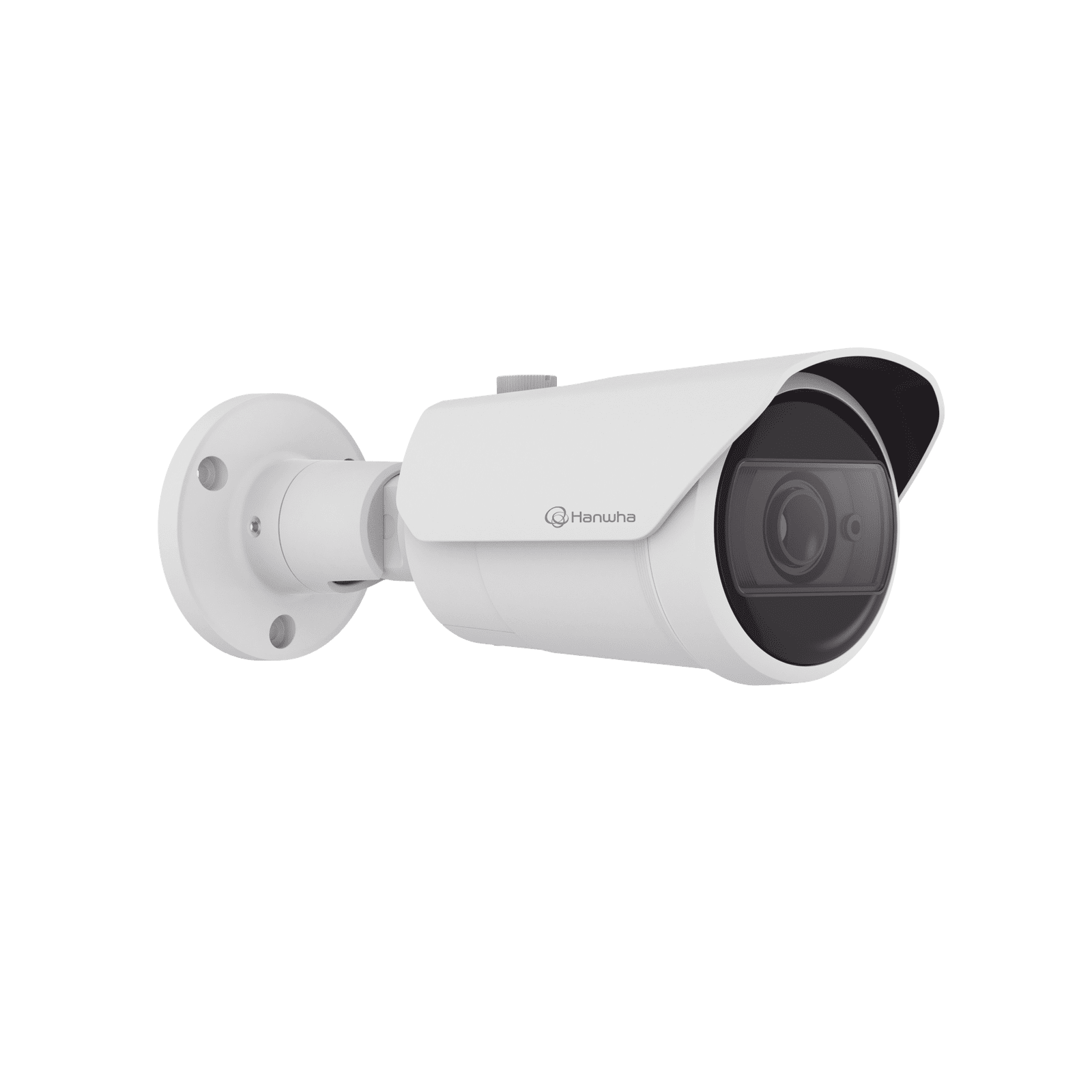 Camara Bala IP 8MP con funciones IA / Lente Motorizado 3.2 a 10.2 mm / WDR 120dB / H.265 / RanuraSD / Protección IP66 IK10 / IR 30m QNO-C9083R - Hanwha Techwin Wisenet