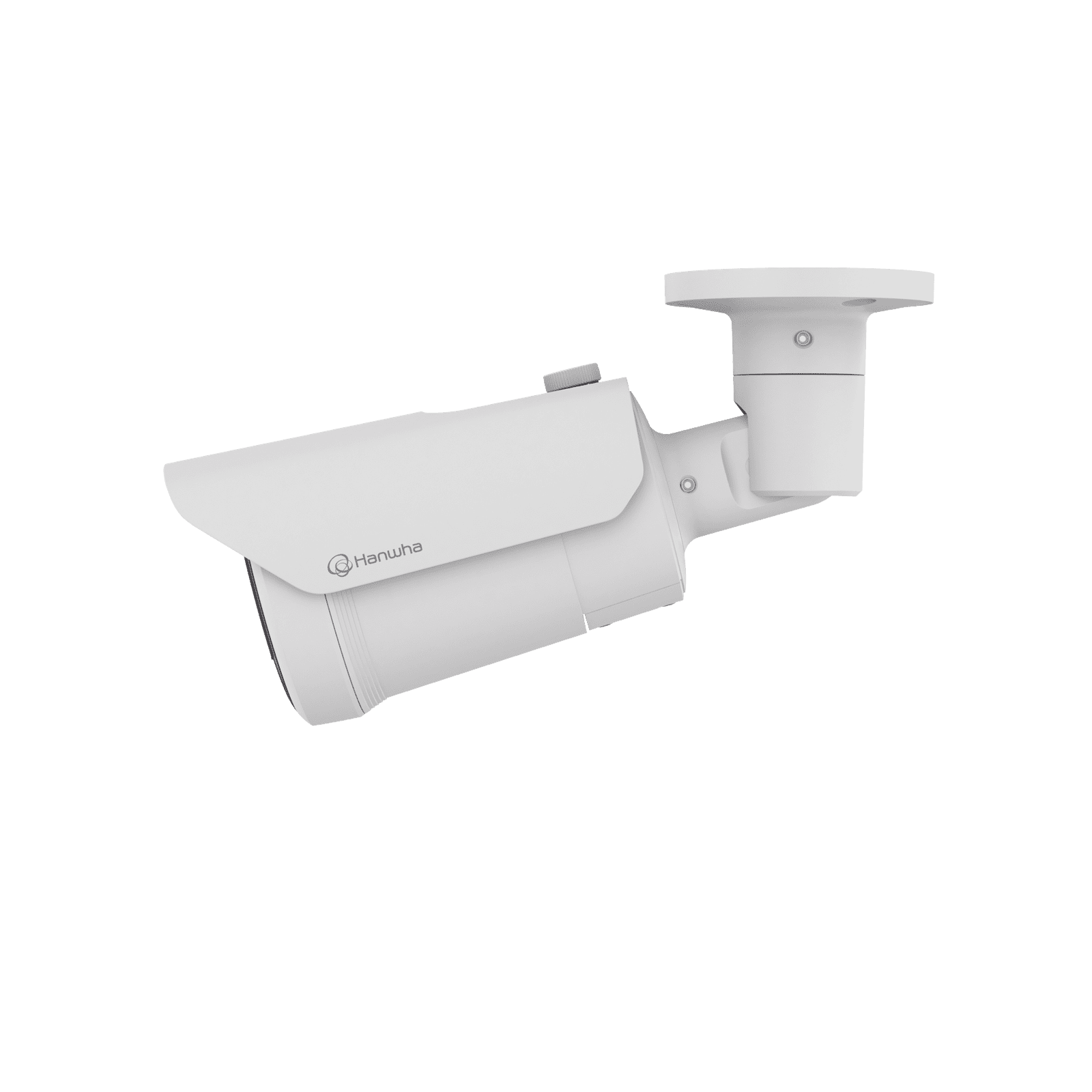 Camara Bala IP 8MP con funciones IA / Lente Motorizado 3.2 a 10.2 mm / WDR 120dB / H.265 / RanuraSD / Protección IP66 IK10 / IR 30m QNO-C9083R - Hanwha Techwin Wisenet