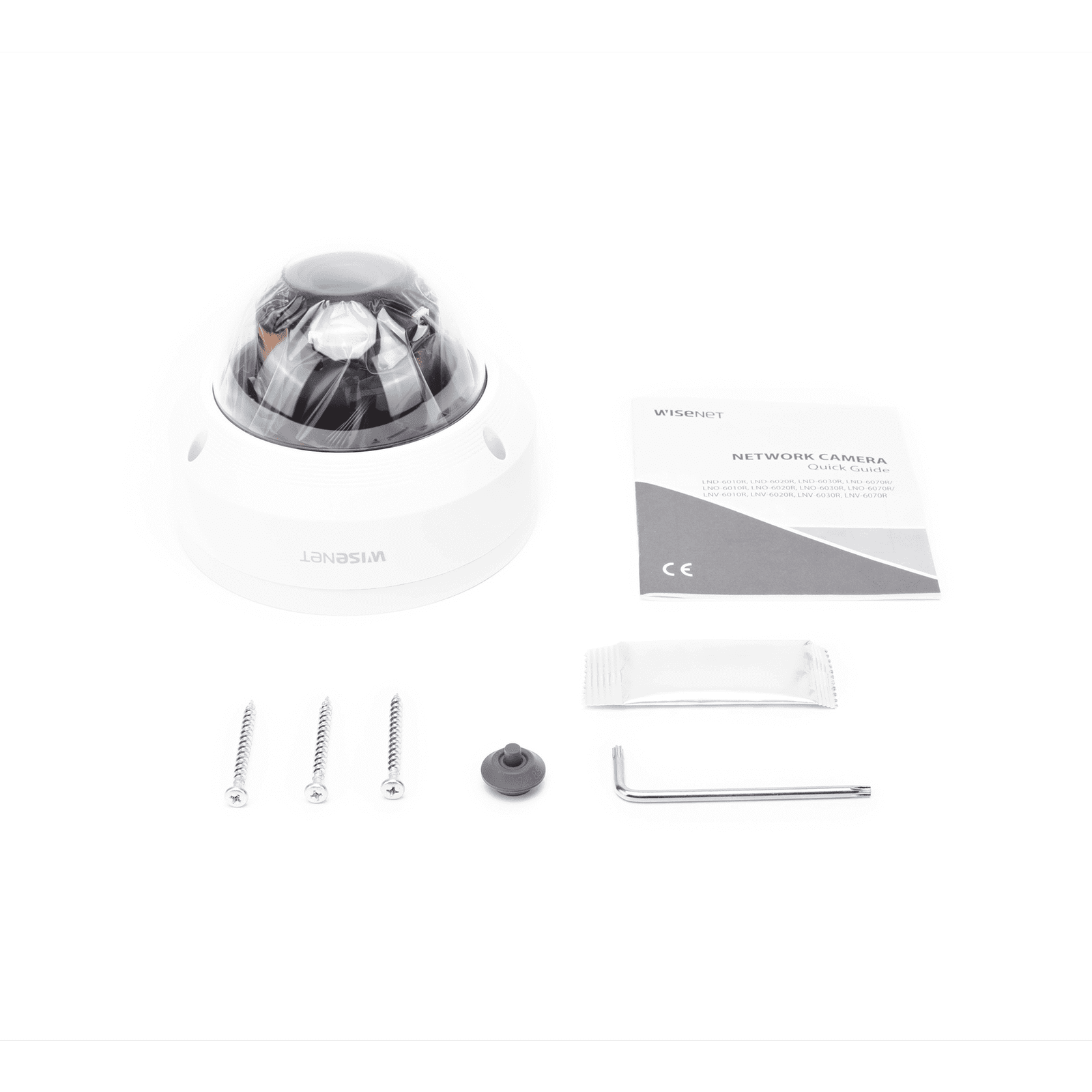 Cámara IP Tipo Domo Antivandálico 2 Megapíxel / Lente 2.8mm / IR 20M / WDR 120db / IP66 / H.265 & WiseStream QNV-6012R - Hanwha Techwin Wisenet