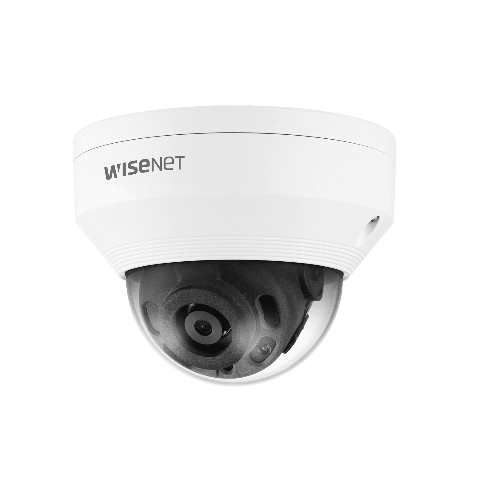 Cámara IP Tipo Domo Antivandálico 2 Megapixel / Lente 4 mm / IR 25 m / WDR 120db / Exterior IP66 / H.265 & WiseStream QNV-6022R - Hanwha Techwin Wisenet