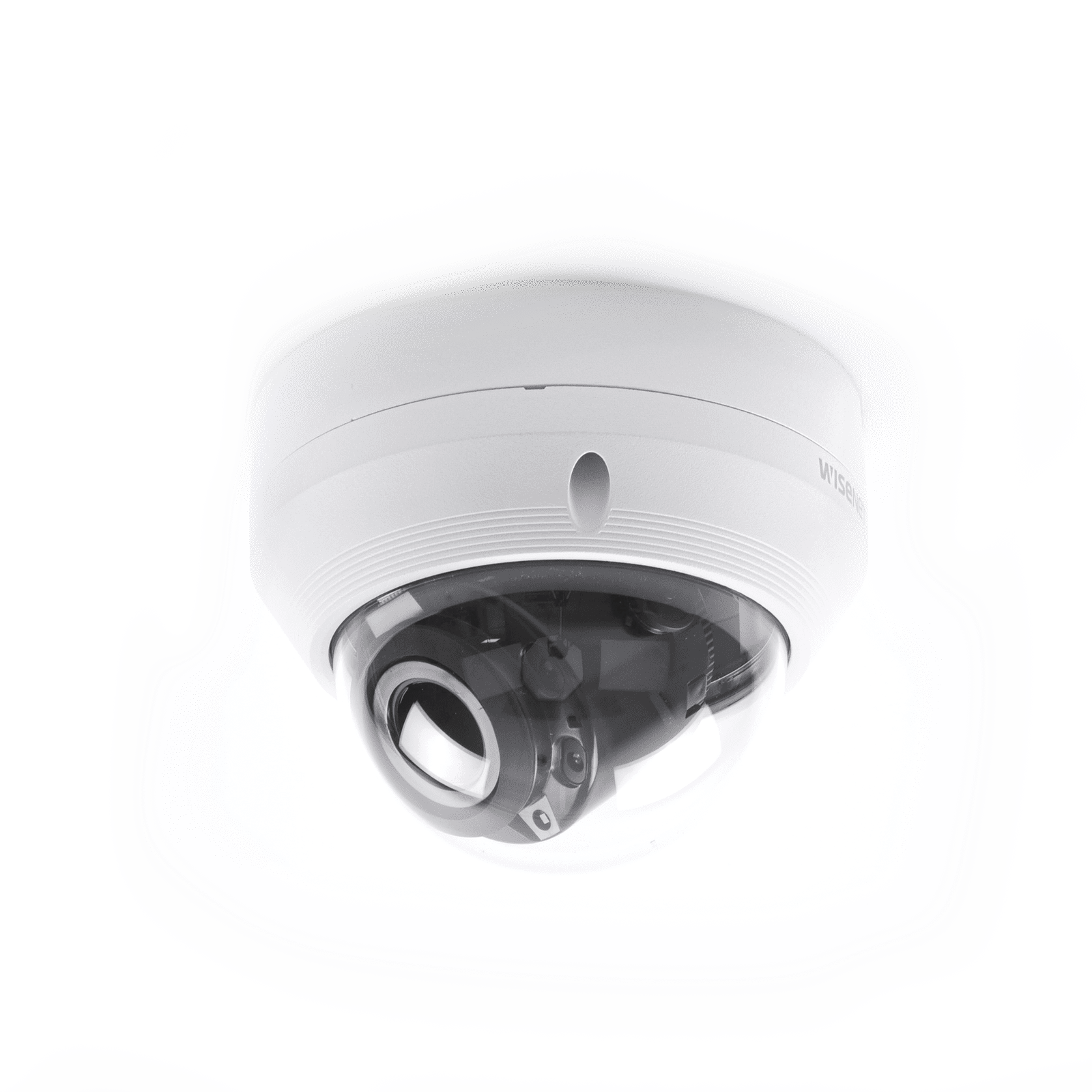 Cámara IP Tipo Domo Antivandálico 2 Megapíxel / Lente Motorizado 3.2-10mm / IR 30M / WDR 120db / Exterior IP66 / H.265 & WiseStream / Entrada de audio QNV-6082R - Hanwha Techwin Wisenet