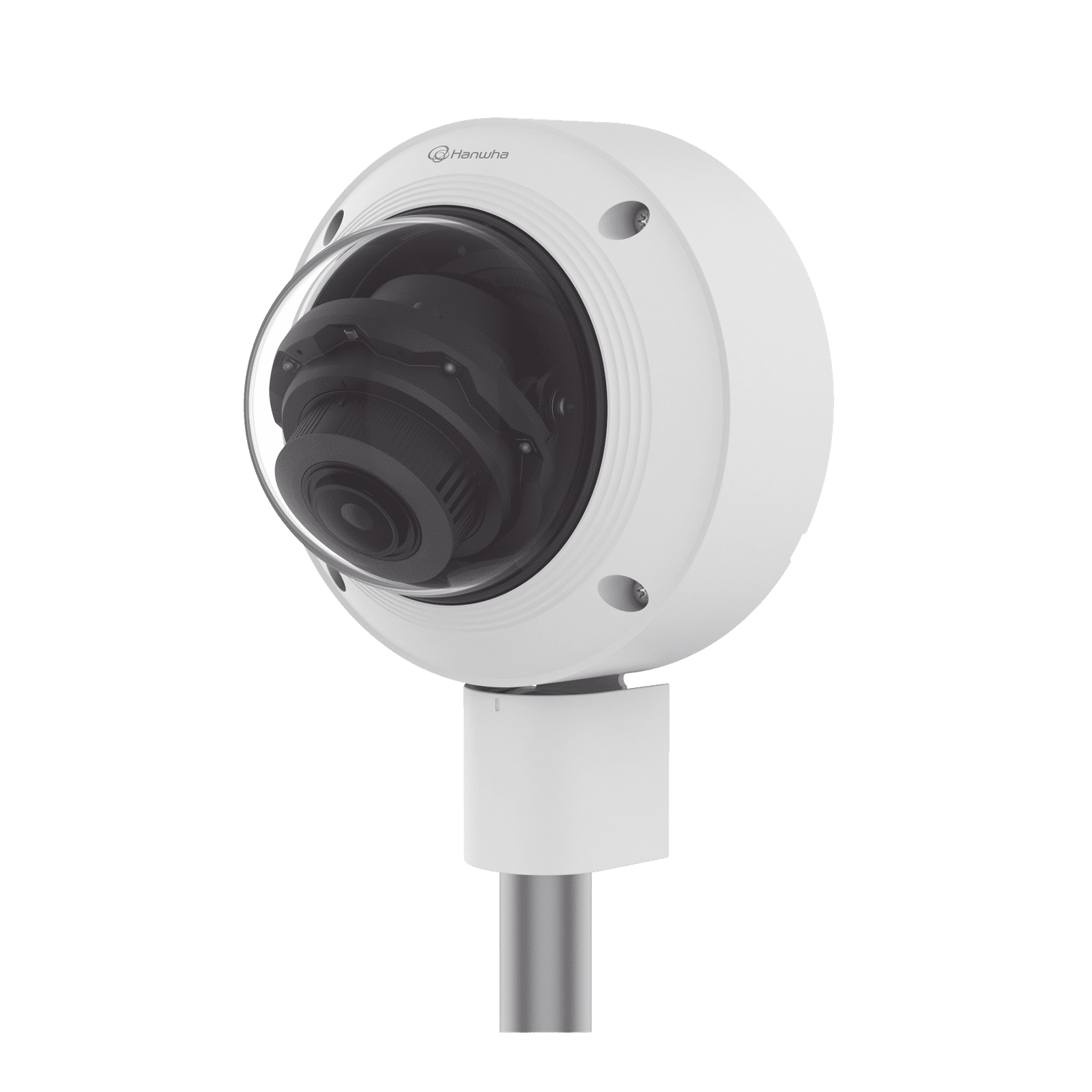 Cámara IP Tipo domo Antivandálica 5 Megapíxel / Lente Varifocal 3.2 – 10mm / IR 30M / WDR 120db / IP66 / H.265 & WiseStream / Inteligencia Artificial Deteccion de Personas y vehiculos QNV-C8083R - Hanwha Techwin Wisenet