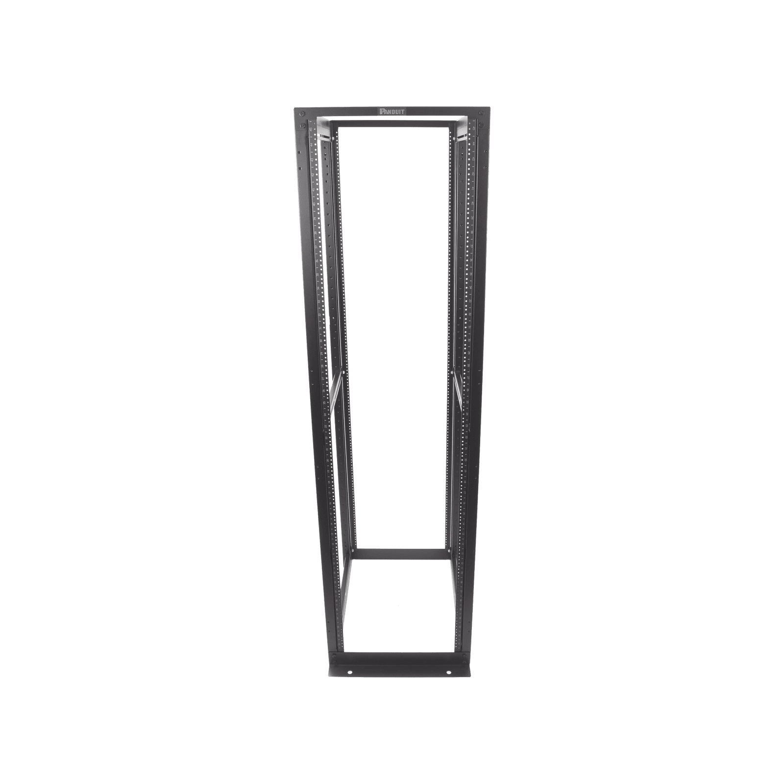 Rack de Cuatro Postes Estándar de 19″, Rieles Numerados y Roscados #12-24, Profundidad Máxima de 30 in, 45 Unidades de Rack, Color Negro R4P - PANDUIT