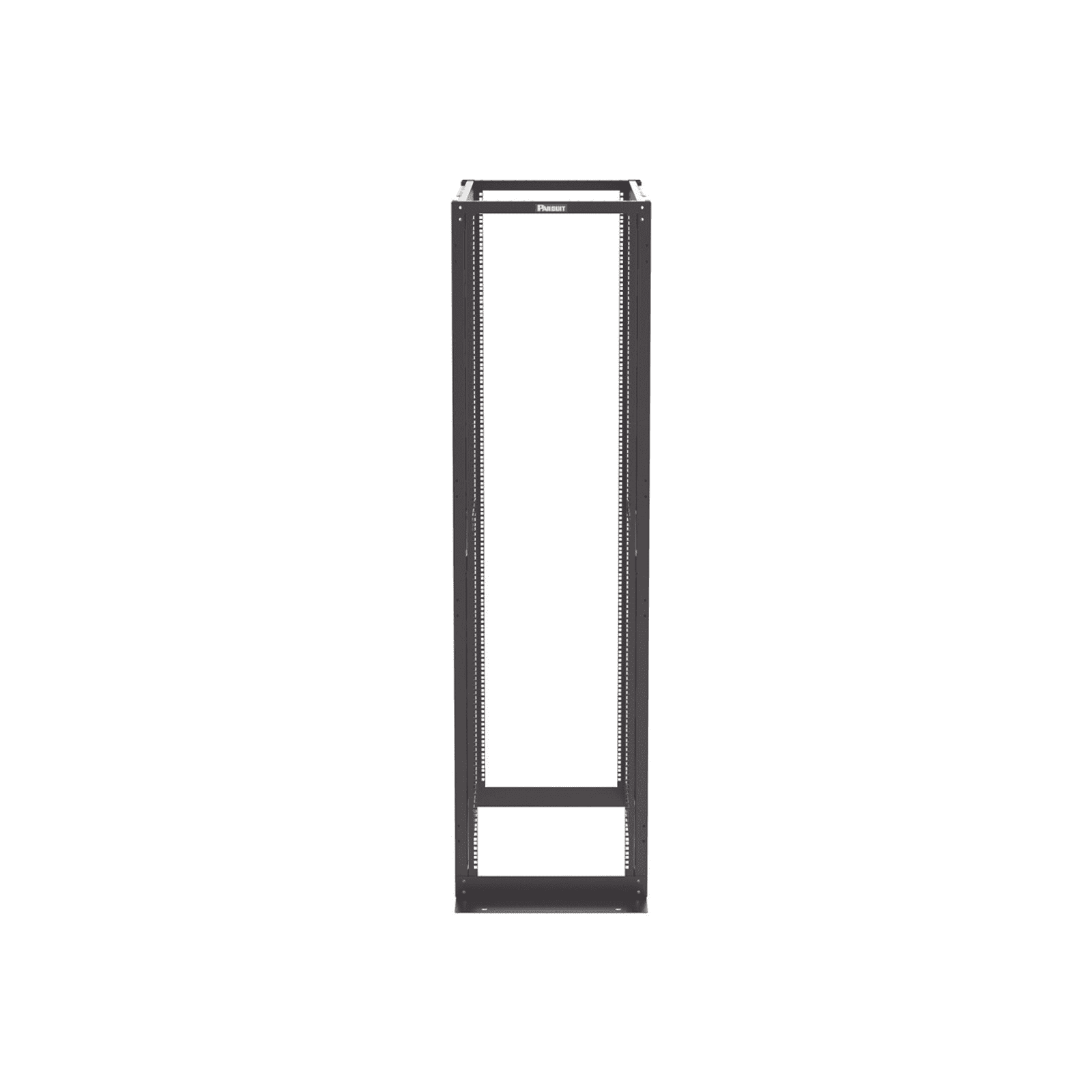 Rack de Cuatro Postes Estándar de 19″, Rieles Con Orificio Para Tuerca Enjaulada, Profundidad Máxima de 41.5 in, 45 Unidades de Rack, Color Negro R4P42CN - PANDUIT