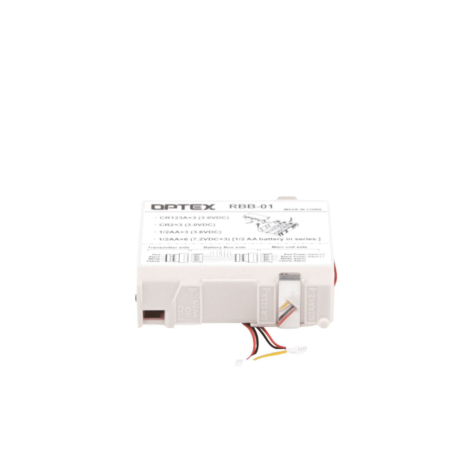 Caja de batería para Detectores VXI / HX – R / RAM / DRAM RBB-01 - OPTEX