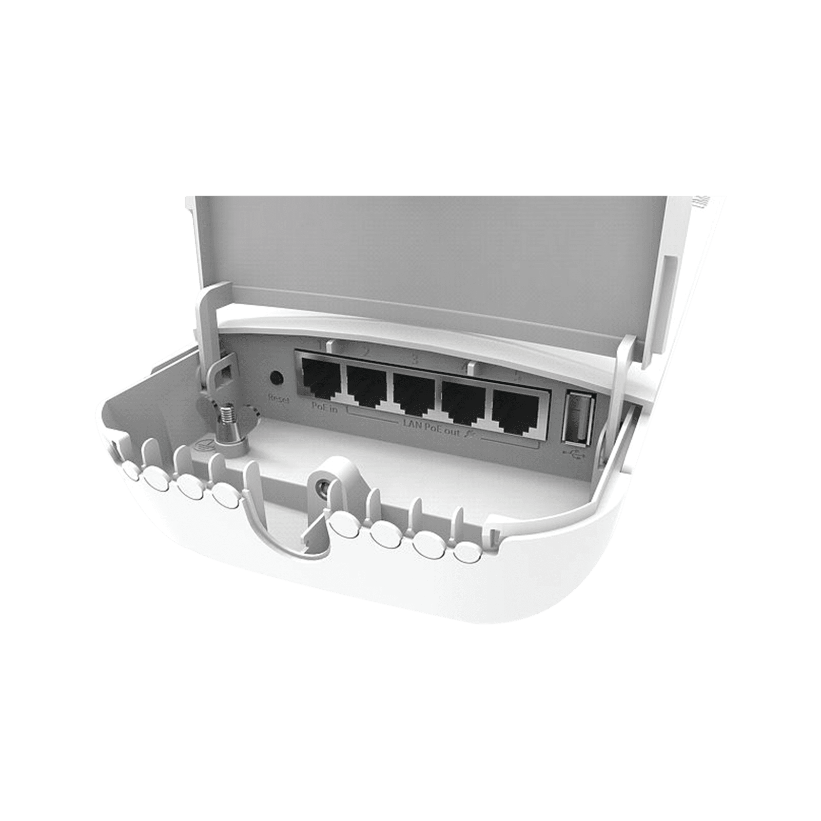(OmniTIK 5 PoE ac) Punto de Acceso Omnidireccional en 5GHz 802.11a/n/ac. “Ahora con 4 Puertos con Salida PoE af/at” RBOMNITIKPG-5HACD 156409 - MIKROTIK