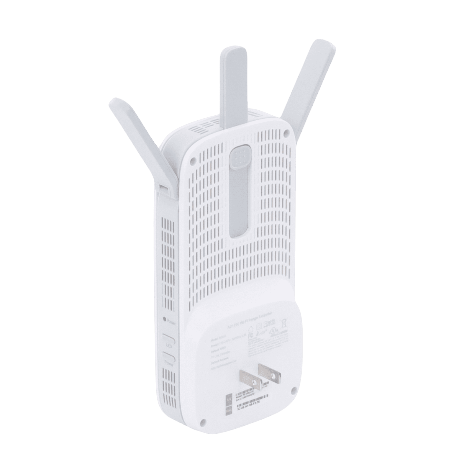 Repetidor / Extensor de Cobertura WiFi AC, 1750 Mbps, doble banda 2.4 GHz y 5 GHz, con 1 puerto 10/100/1000 Mbps, 3 antenas externas RE450 - TP-LINK