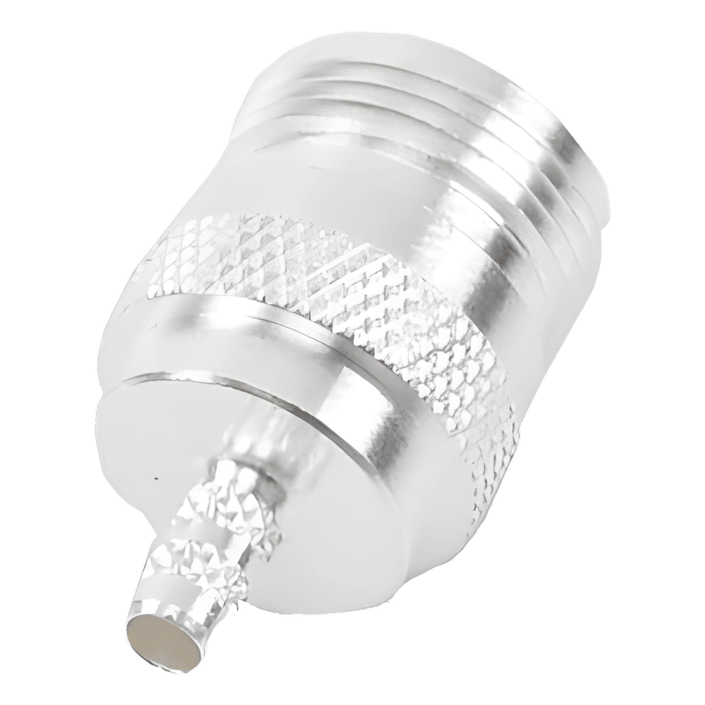 Conector N Hembra de anillo plegable para cables RG-142/U, LMR-195. RFN-1027-C1