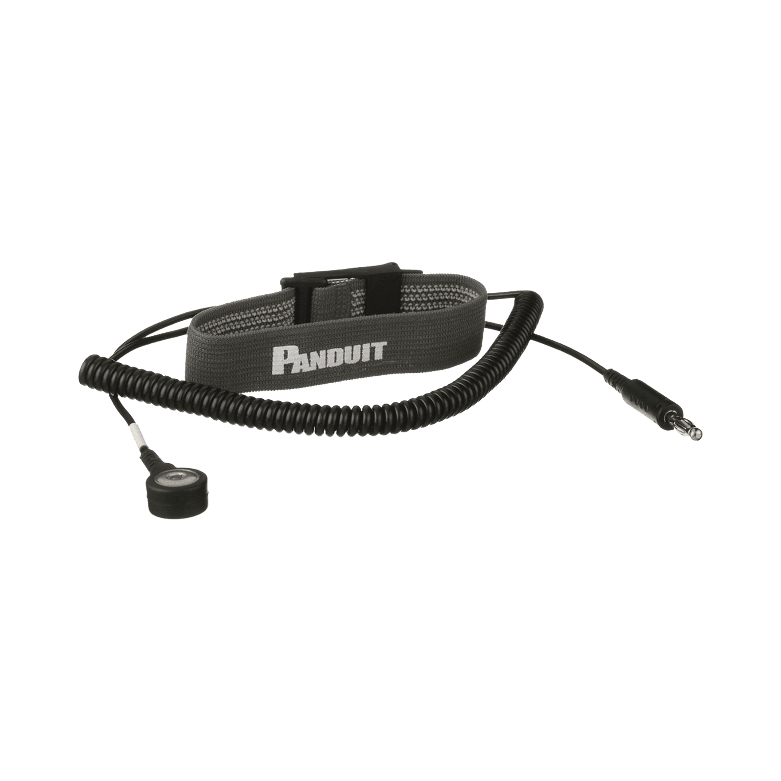 Pulsera Anti Descargas Electrostática (ESD), de Tela Ajustable, con Cable en Espiral de 1.82m (6ft) RGESDWS - PANDUIT
