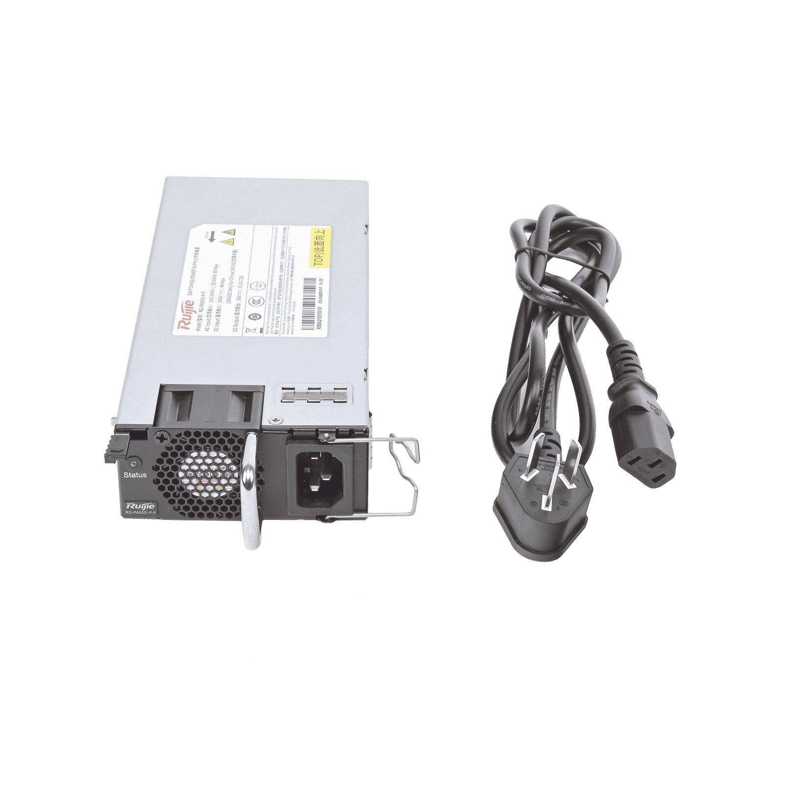 Fuente de Energía Modular, proporciona hasta 370 Watts para Switches Empresariales Ruijie Networks RG-PA600I-P-F - RUIJIE