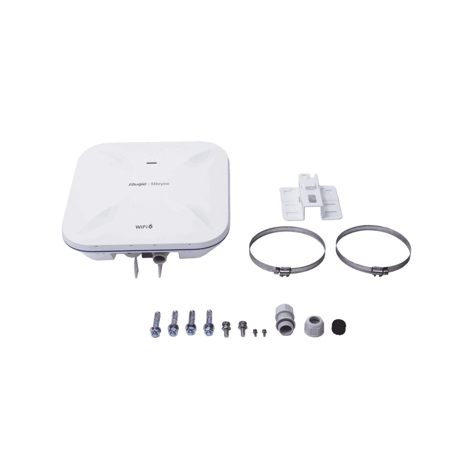 Punto de Acceso Mesh Wi-Fi 6 Industrial para Exterior / 360° / Filtros Anti Interferencia y Auto Optimización con IA RG-RAP6260(G) - RUIJIE