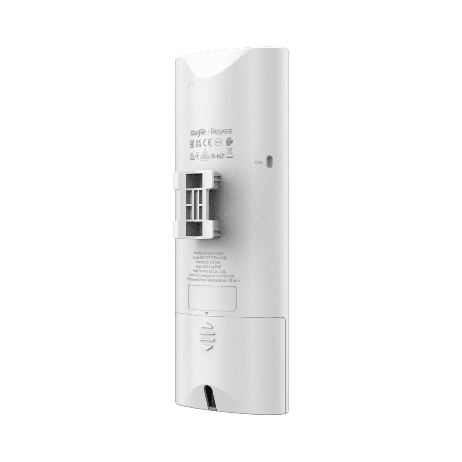 Punto de Acceso Mesh Wi-Fi 7 para Exterior IP65, Doble Banda MLO hasta 512 Usuarios, ancho de banda de hasta 5 Gbps , interior con puerto 2.5G, 802.11 BE19000 MU-MIMO 5X5 RG-RAP72PRO-OD - RUIJIE