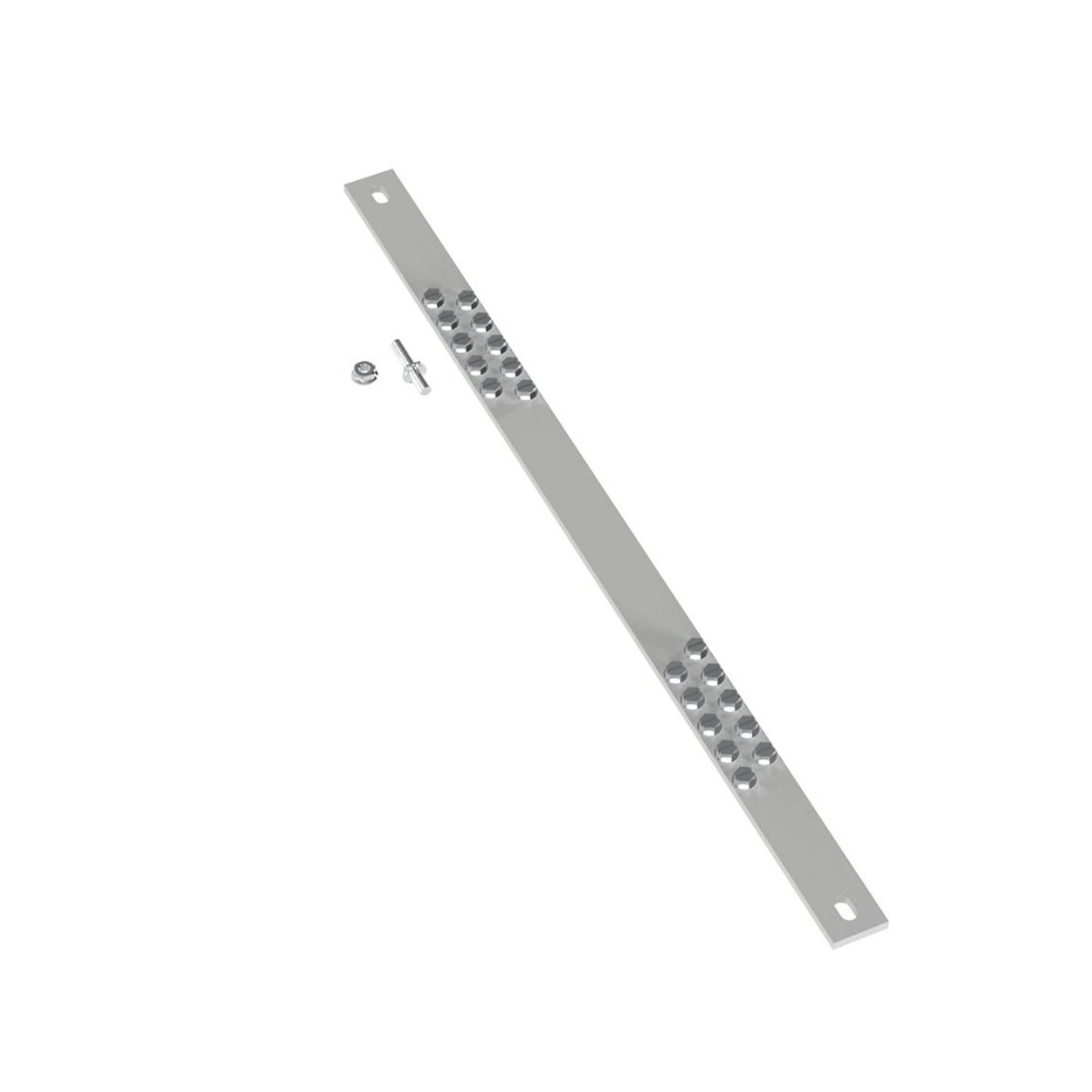 Barra de Conexión a Tierra, Para Rack de 19″, Con 20 Orificios Para Conexión Rápida de Equipos, Incluye 20 Tornillos # 12-24 x 1/2″ Instalados RGRB19CN - PANDUIT