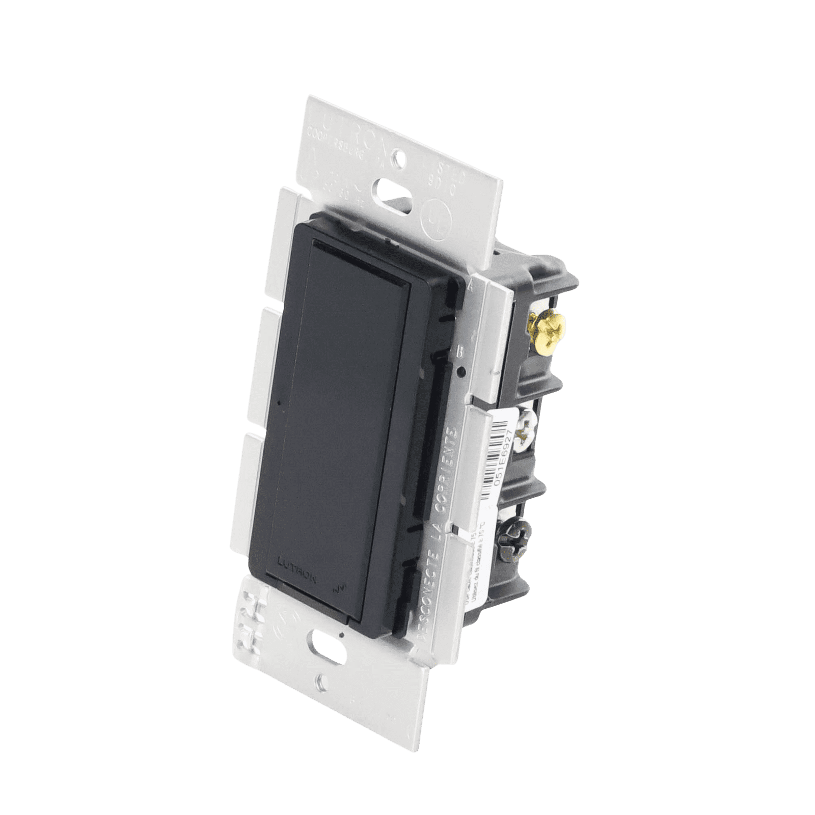 (RadioRA2) Interruptor Inteligente On/Off, requiere cable neutro. 8A, /120V, compatible con RA2Select y RR3 RRD8ANSBL - LUTRON ELECTRONICS