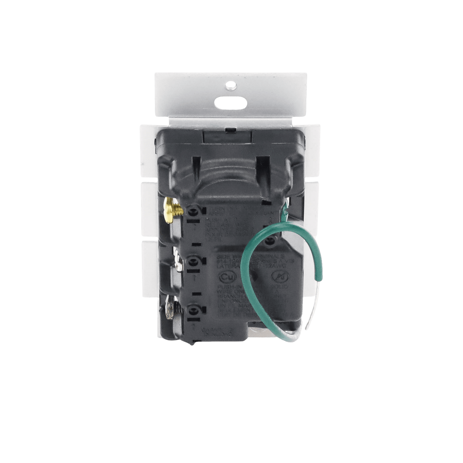 (RadioRA2) Interruptor Inteligente On/Off, requiere cable neutro. 8A, /120V, compatible con RA2Select y RR3 RRD8ANSBL - LUTRON ELECTRONICS
