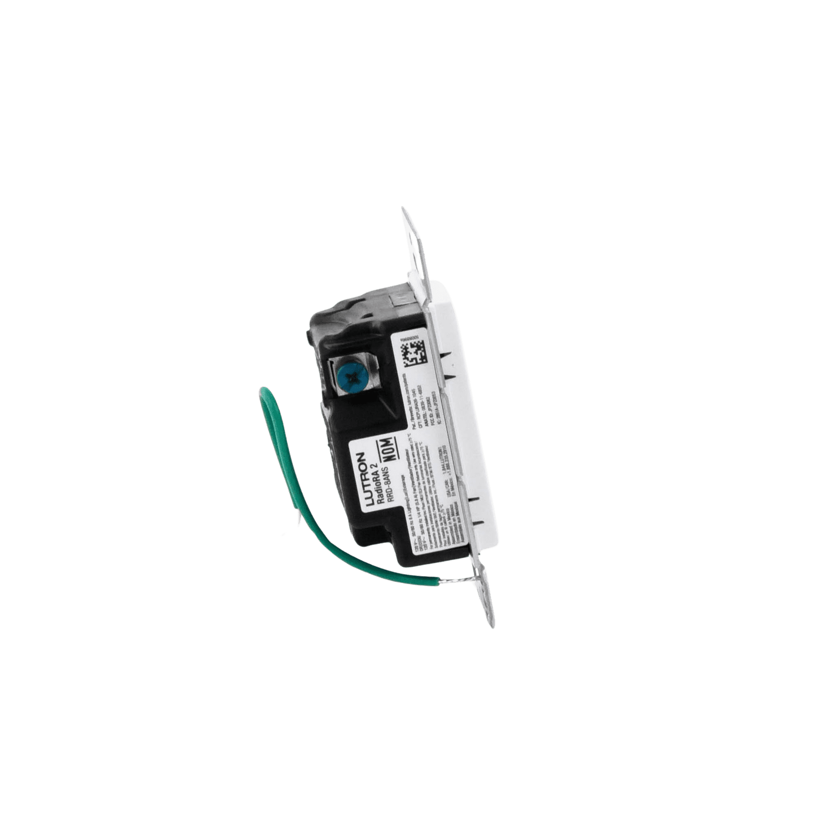 (RadioRA2) Interruptor Inteligente On/Off, requiere cable neutro. 8A, /120V, compatible con RA2Select y RR3. RRD8ANSWH - LUTRON ELECTRONICS